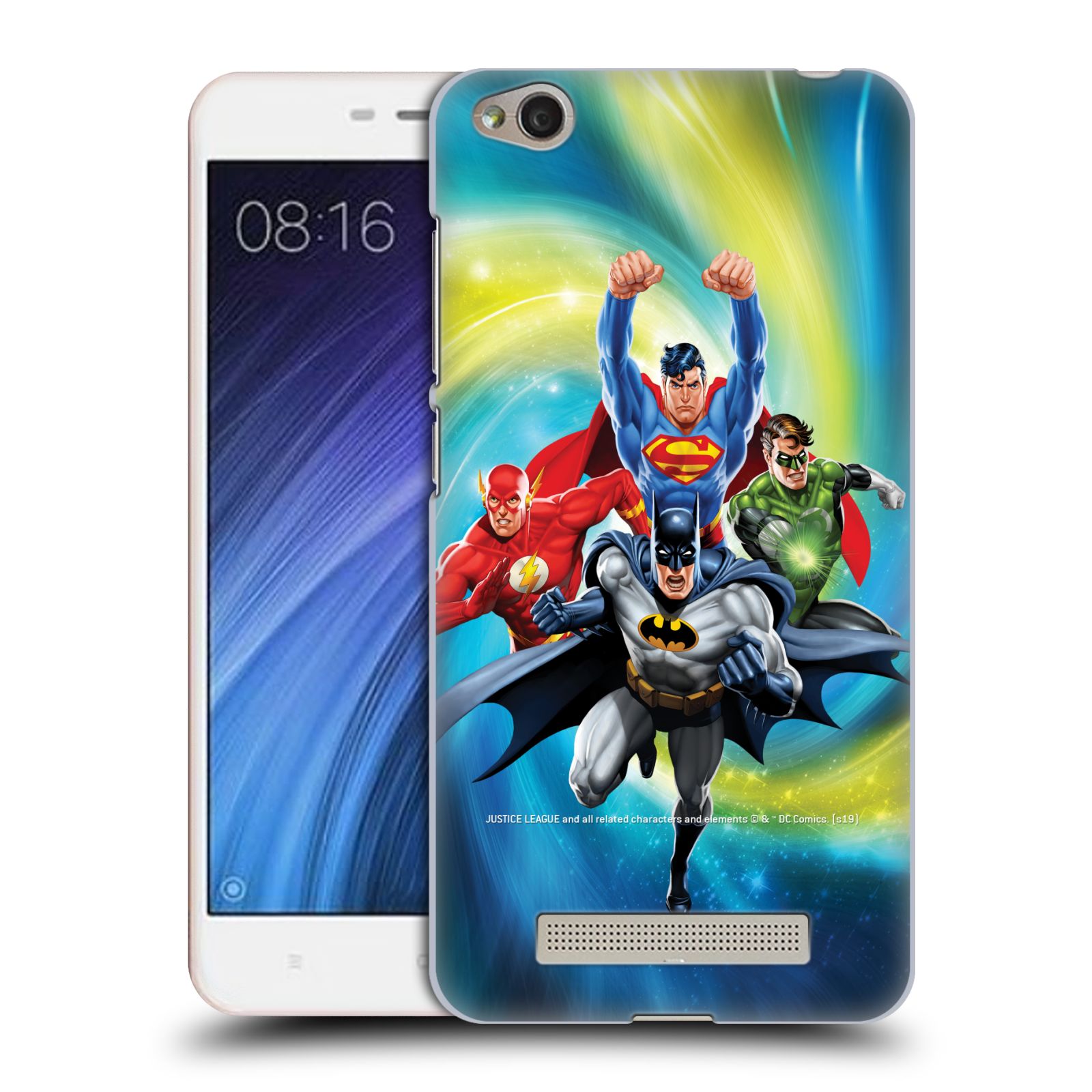 Pouzdro na mobil Xiaomi Redmi 4a - HEAD CASE - DC komix Liga Spravedlivých hrdinové Batman