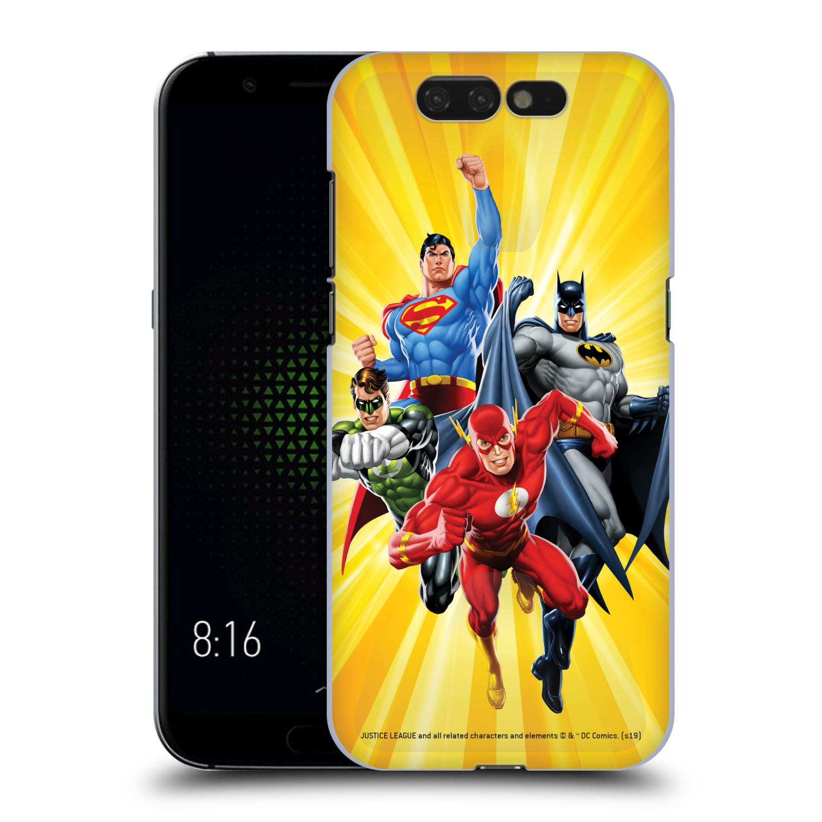 Pouzdro na mobil Xiaomi Black Shark - HEAD CASE - DC komix Liga Spravedlivých hrdinové Flash