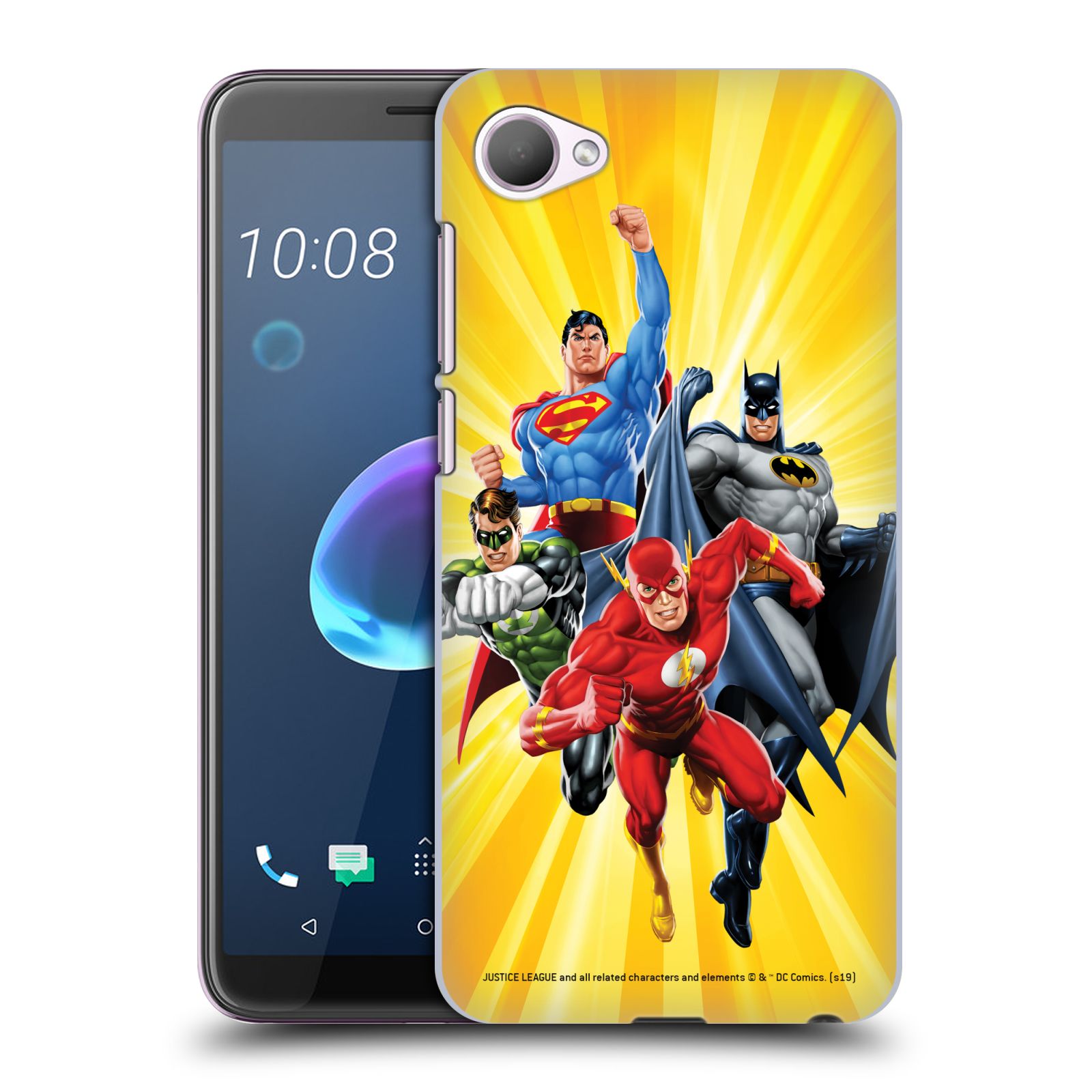 Pouzdro na mobil HTC Desire 12 / Desire 12 DUAL SIM - HEAD CASE - DC komix Liga Spravedlivých hrdinové Flash