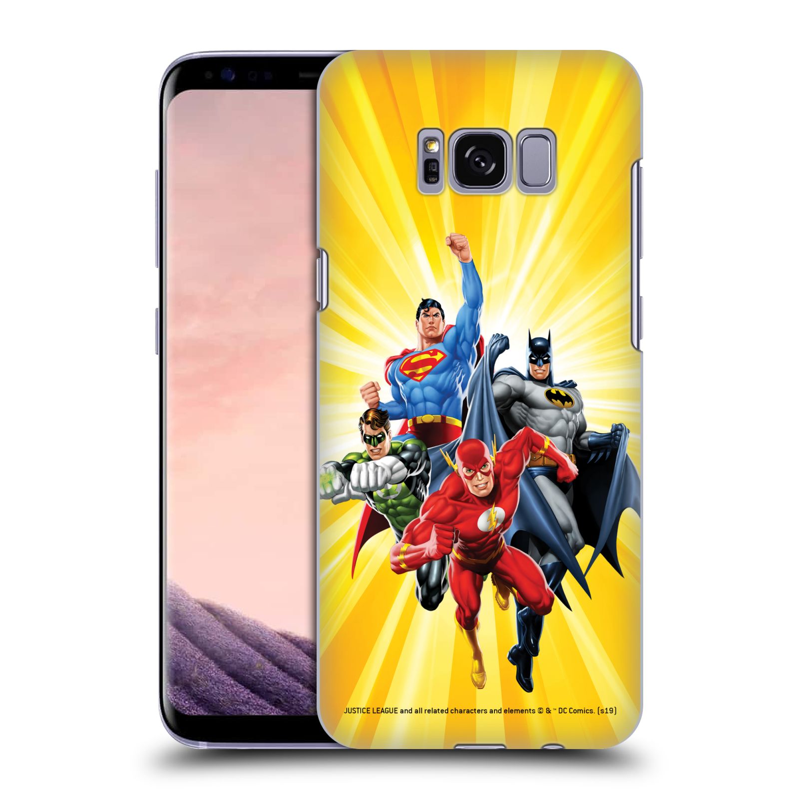 Pouzdro na mobil Samsung Galaxy S8 - HEAD CASE - DC komix Liga Spravedlivých hrdinové Flash