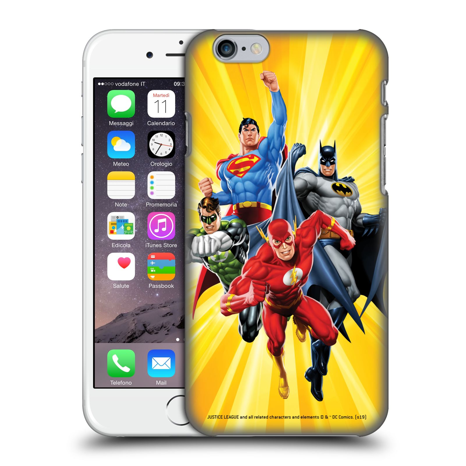 Pouzdro na mobil Apple Iphone 6/6S - HEAD CASE - DC komix Liga Spravedlivých hrdinové Flash