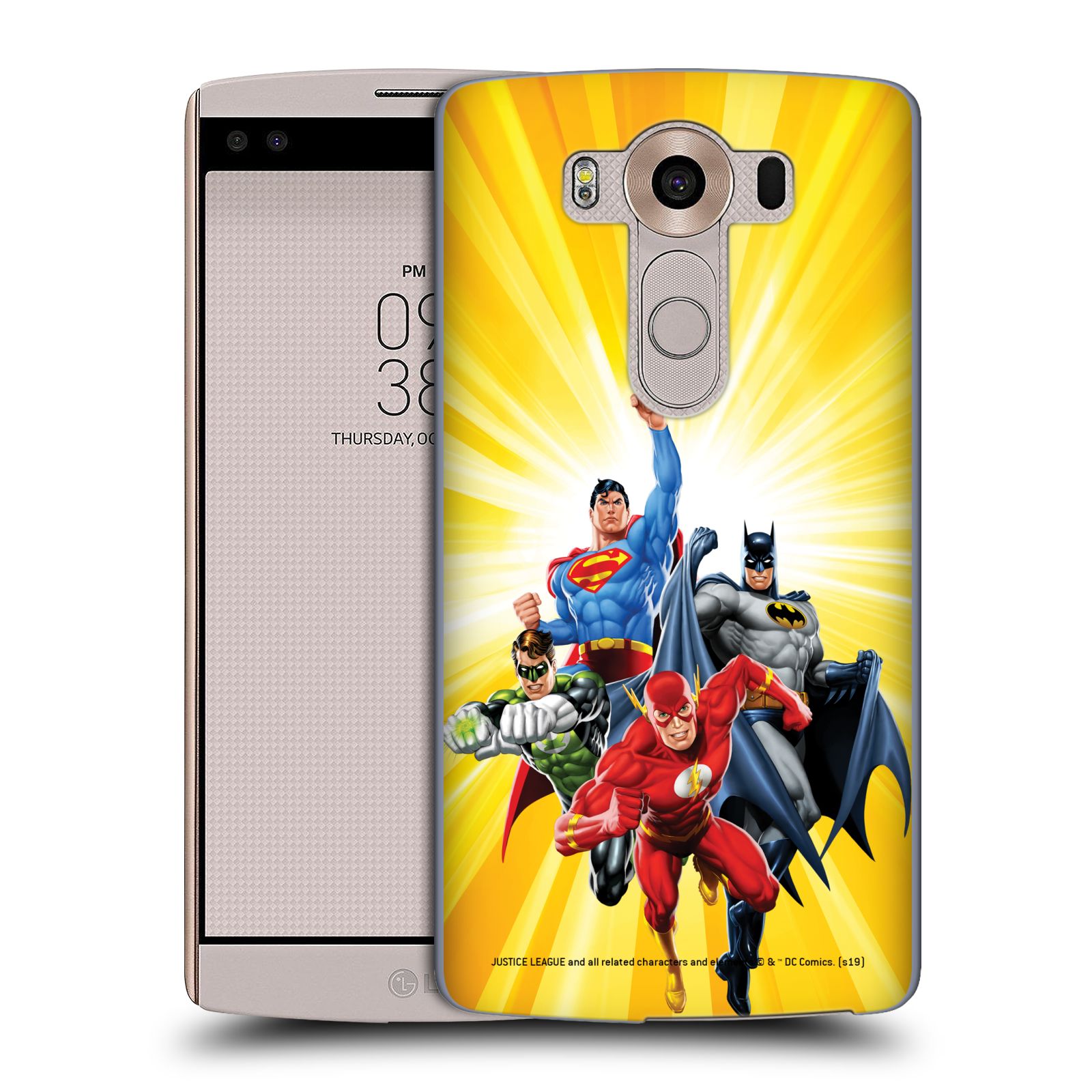Pouzdro na mobil LG V10 - HEAD CASE - DC komix Liga Spravedlivých hrdinové Flash