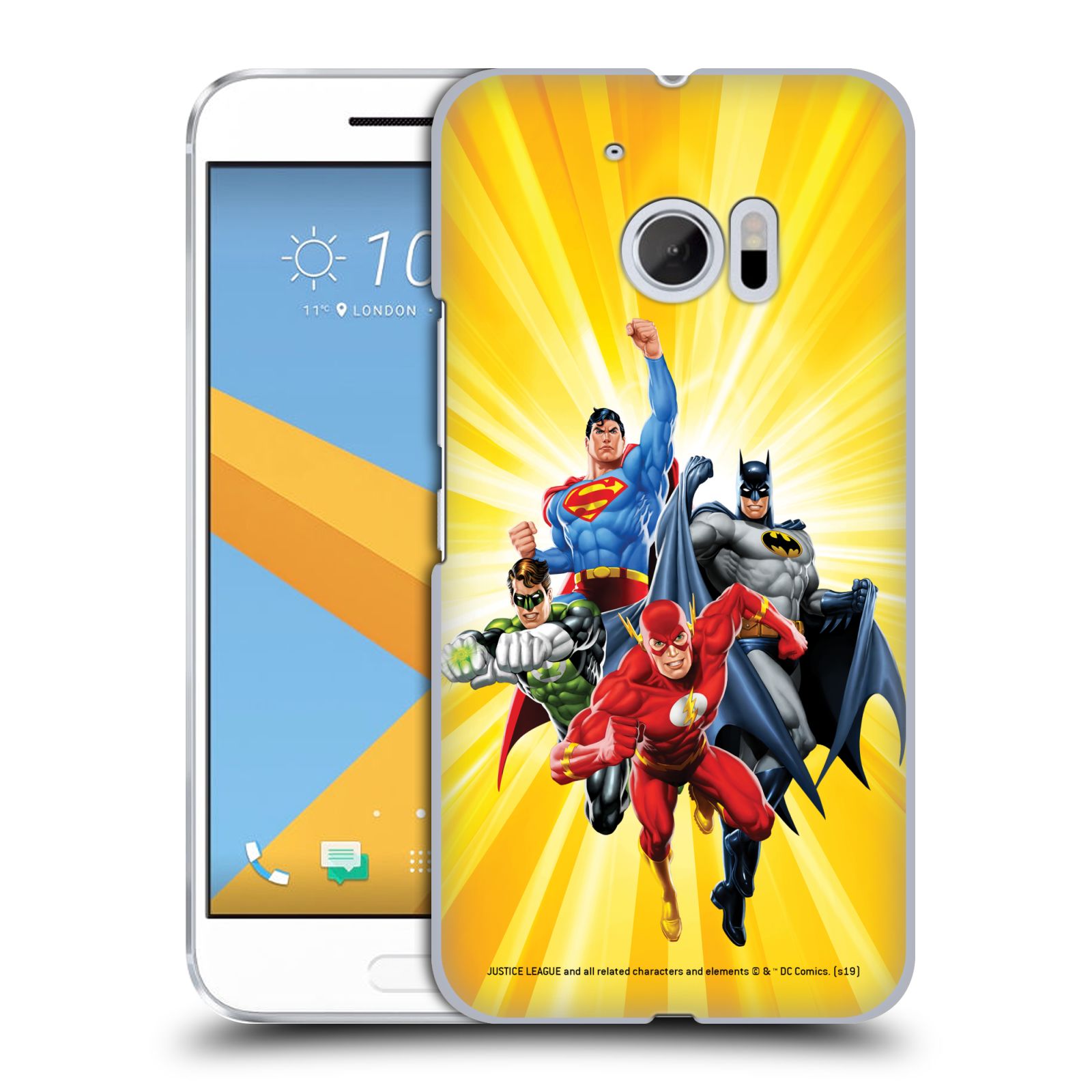 Pouzdro na mobil HTC 10 - HEAD CASE - DC komix Liga Spravedlivých hrdinové Flash