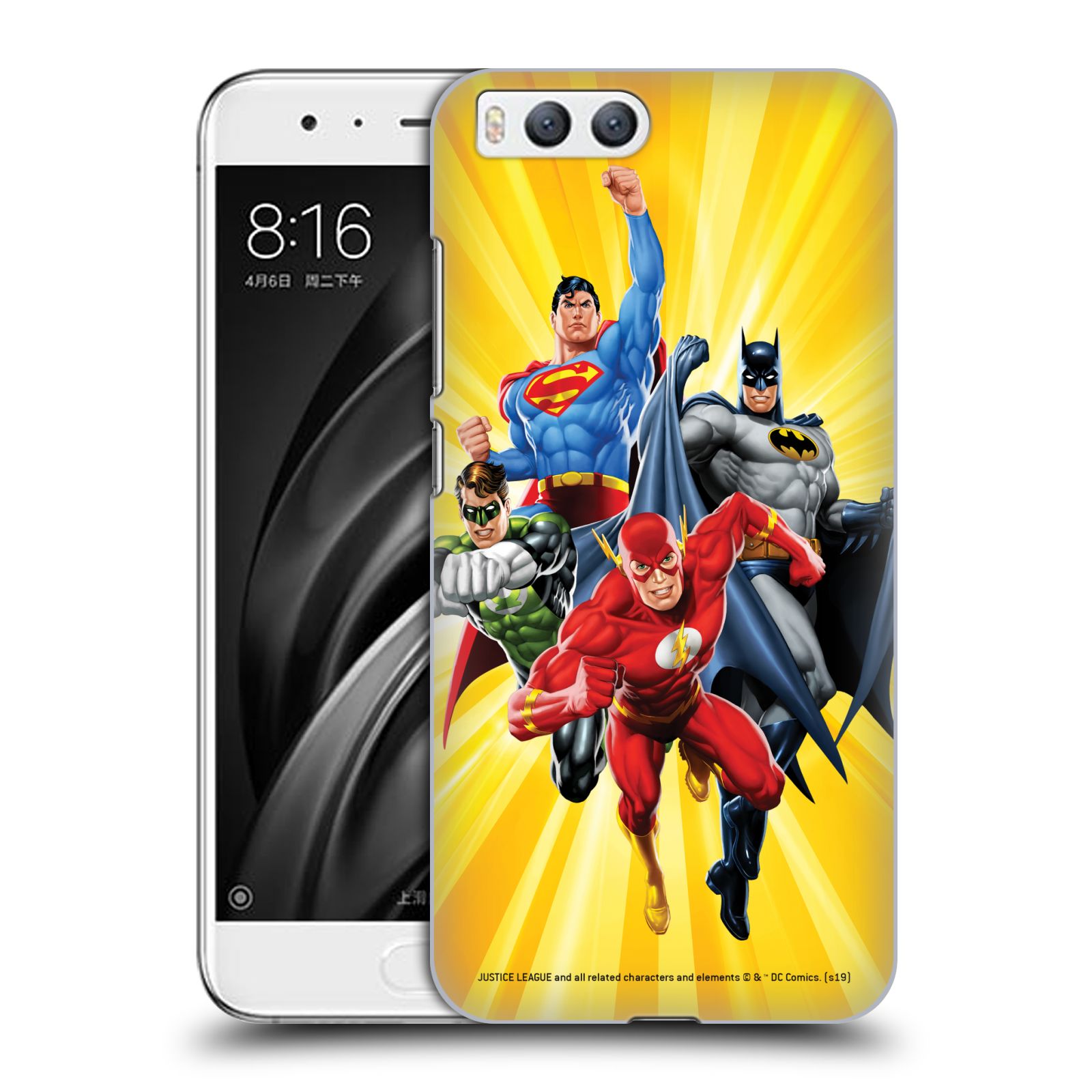 Pouzdro na mobil Xiaomi MI6 - HEAD CASE - DC komix Liga Spravedlivých hrdinové Flash