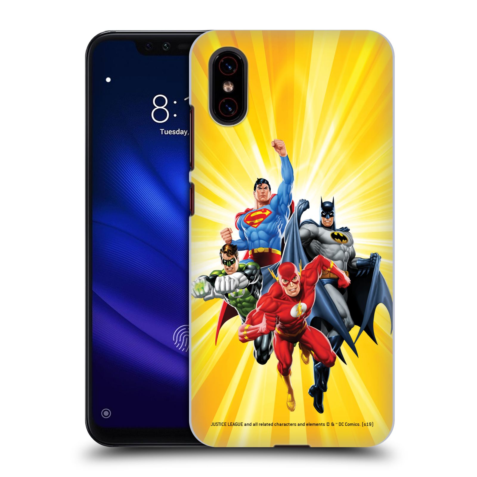 Pouzdro na mobil Xiaomi  Mi 8 PRO - HEAD CASE - DC komix Liga Spravedlivých hrdinové Flash
