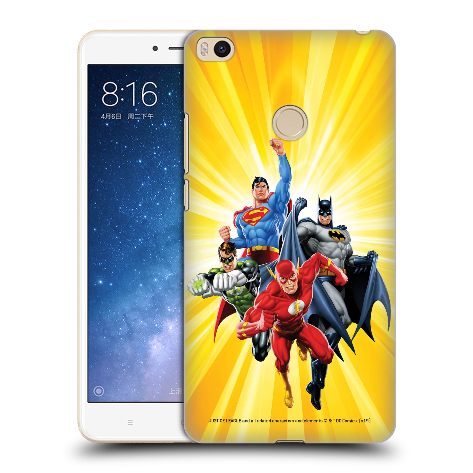 Pouzdro na mobil Xiaomi Mi Max 2 - HEAD CASE - DC komix Liga Spravedlivých hrdinové Flash