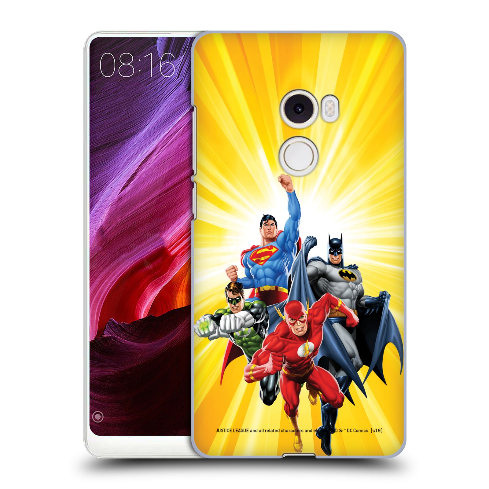 Pouzdro na mobil Xiaomi Mi Mix 2 - HEAD CASE - DC komix Liga Spravedlivých hrdinové Flash
