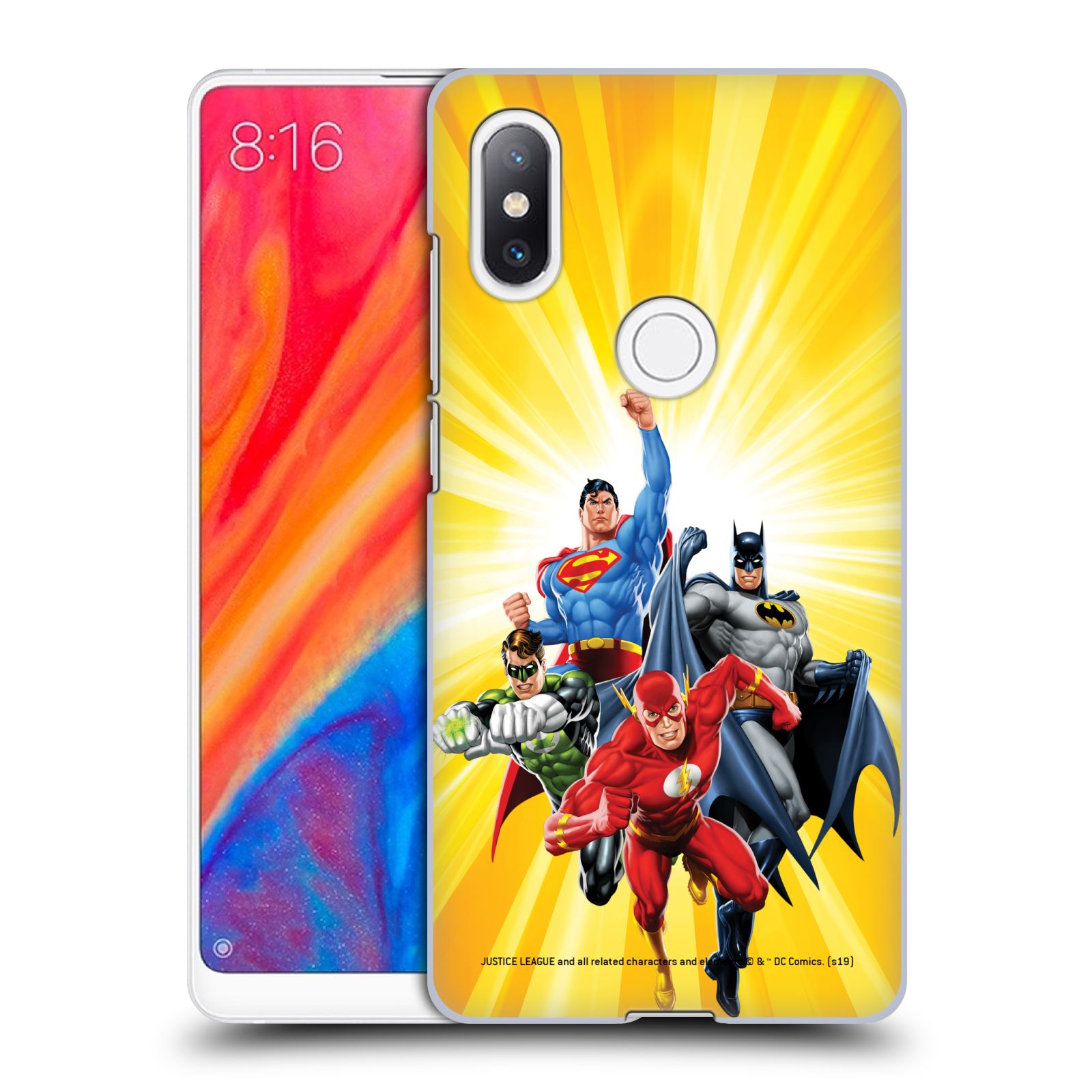Pouzdro na mobil Xiaomi Mi Mix 2S - HEAD CASE - DC komix Liga Spravedlivých hrdinové Flash