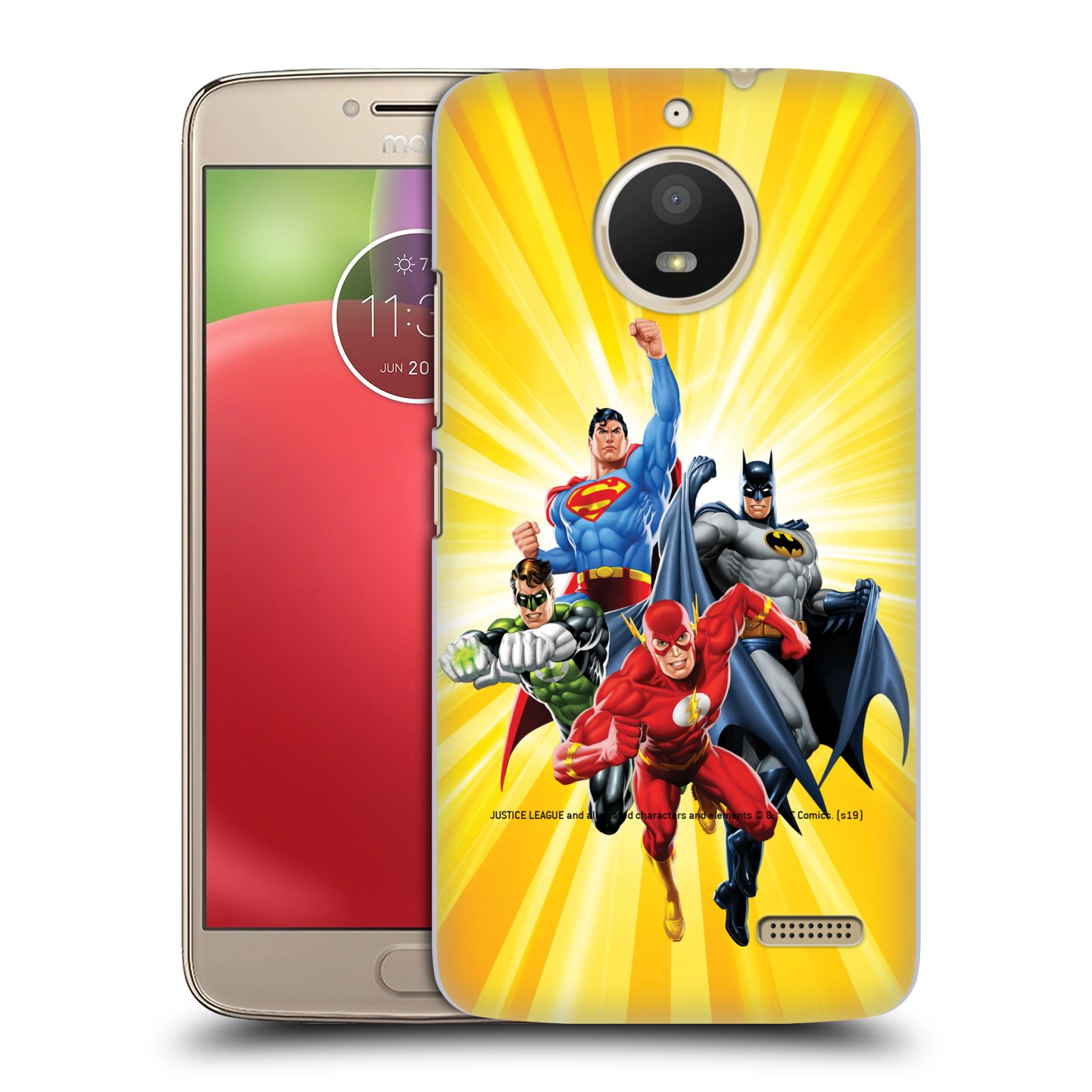 Pouzdro na mobil Lenovo Moto E4 - HEAD CASE - DC komix Liga Spravedlivých hrdinové Flash