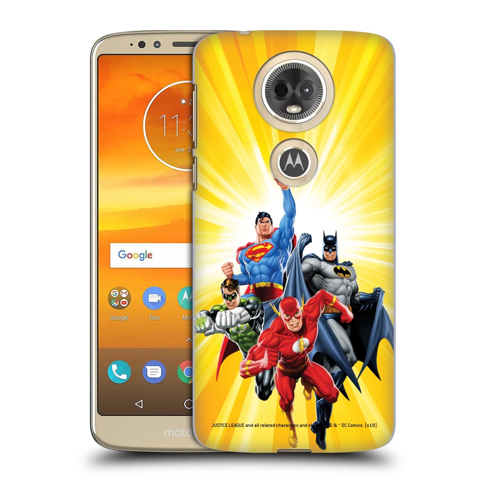 Pouzdro na mobil Motorola Moto E5 PLUS - HEAD CASE - DC komix Liga Spravedlivých hrdinové Flash