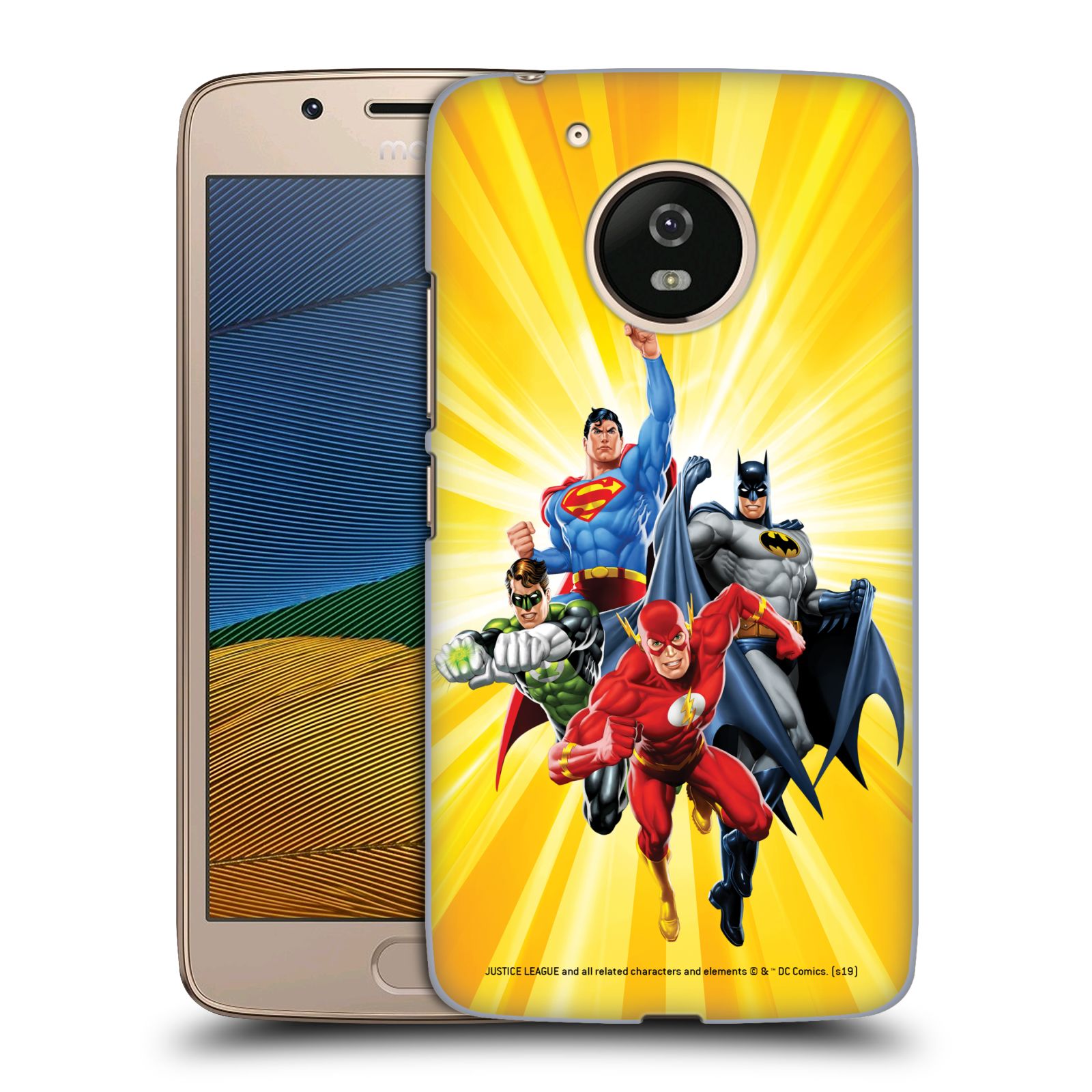 Pouzdro na mobil Lenovo Moto G5 - HEAD CASE - DC komix Liga Spravedlivých hrdinové Flash