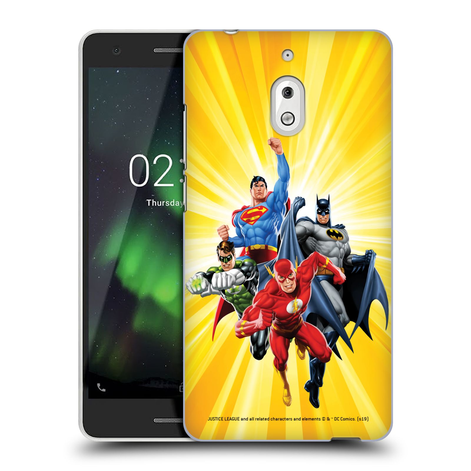 Pouzdro na mobil Nokia 2.1 - HEAD CASE - DC komix Liga Spravedlivých hrdinové Flash