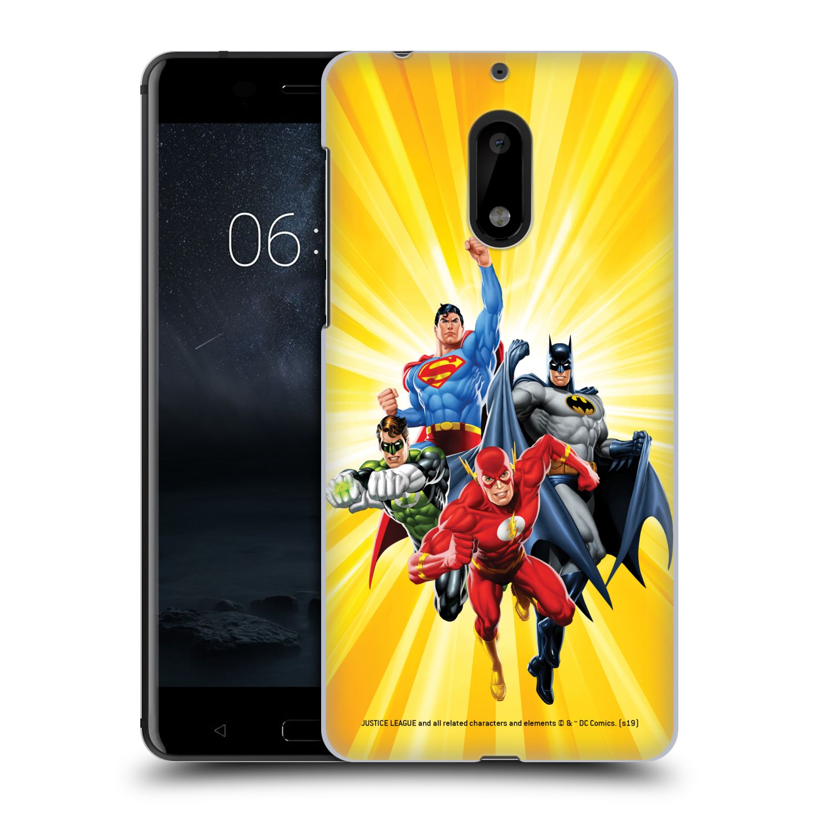 Pouzdro na mobil Nokia 6 - HEAD CASE - DC komix Liga Spravedlivých hrdinové Flash