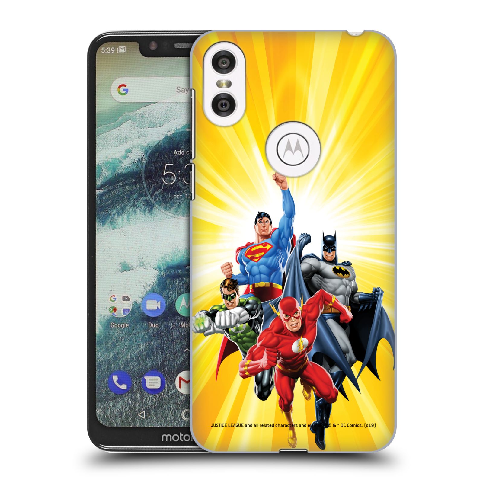 Pouzdro na mobil Motorola Moto ONE - HEAD CASE - DC komix Liga Spravedlivých hrdinové Flash