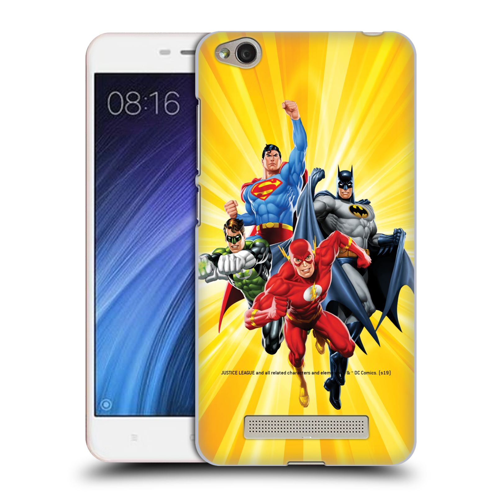 Pouzdro na mobil Xiaomi Redmi 4a - HEAD CASE - DC komix Liga Spravedlivých hrdinové Flash