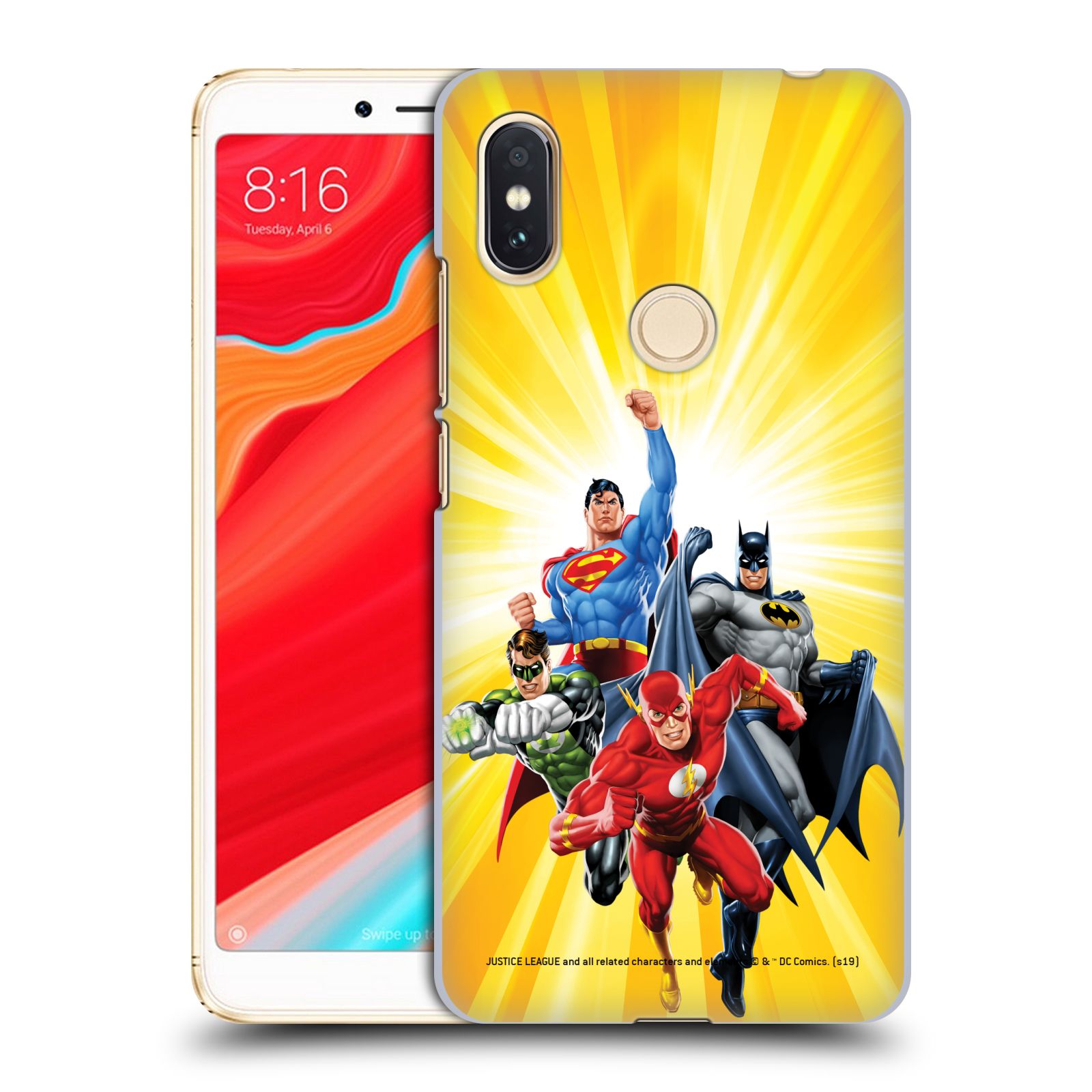 Pouzdro na mobil Xiaomi Redmi S2 - HEAD CASE - DC komix Liga Spravedlivých hrdinové Flash
