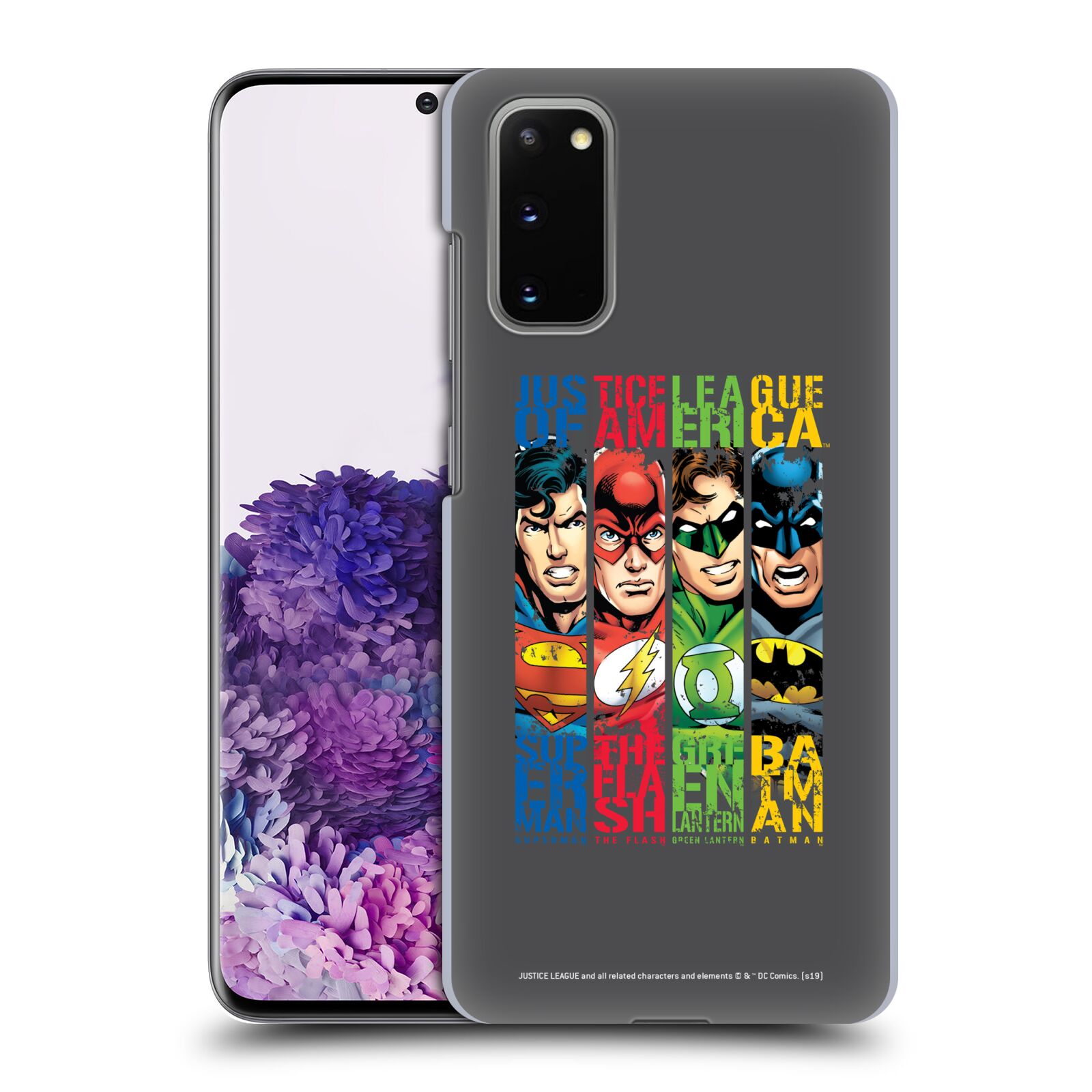 Pouzdro na mobil Samsung Galaxy S20 - HEAD CASE - DC komix Liga Spravedlivých hrdinové