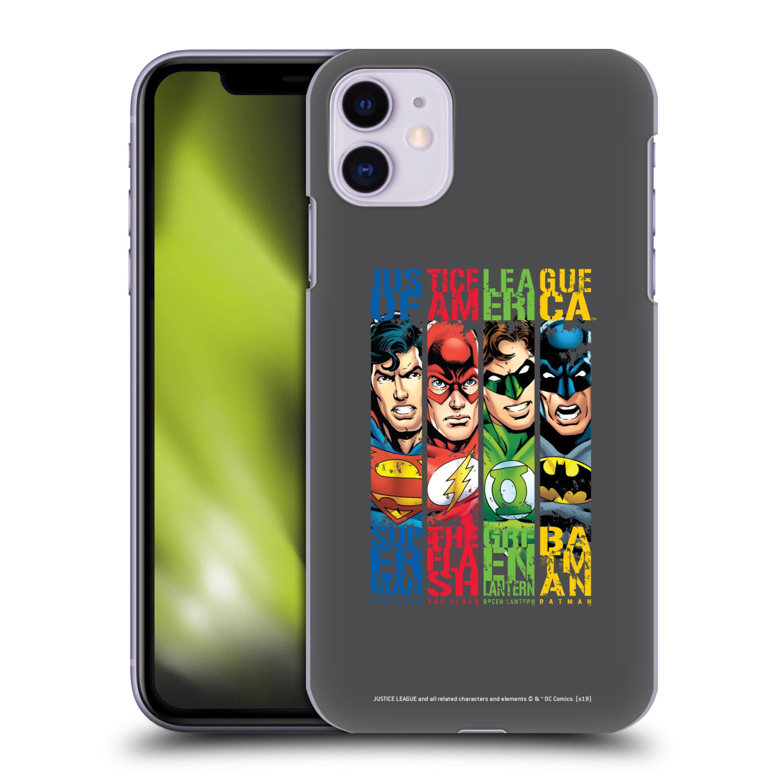 Pouzdro na mobil Apple Iphone 11 - HEAD CASE - DC komix Liga Spravedlivých hrdinové