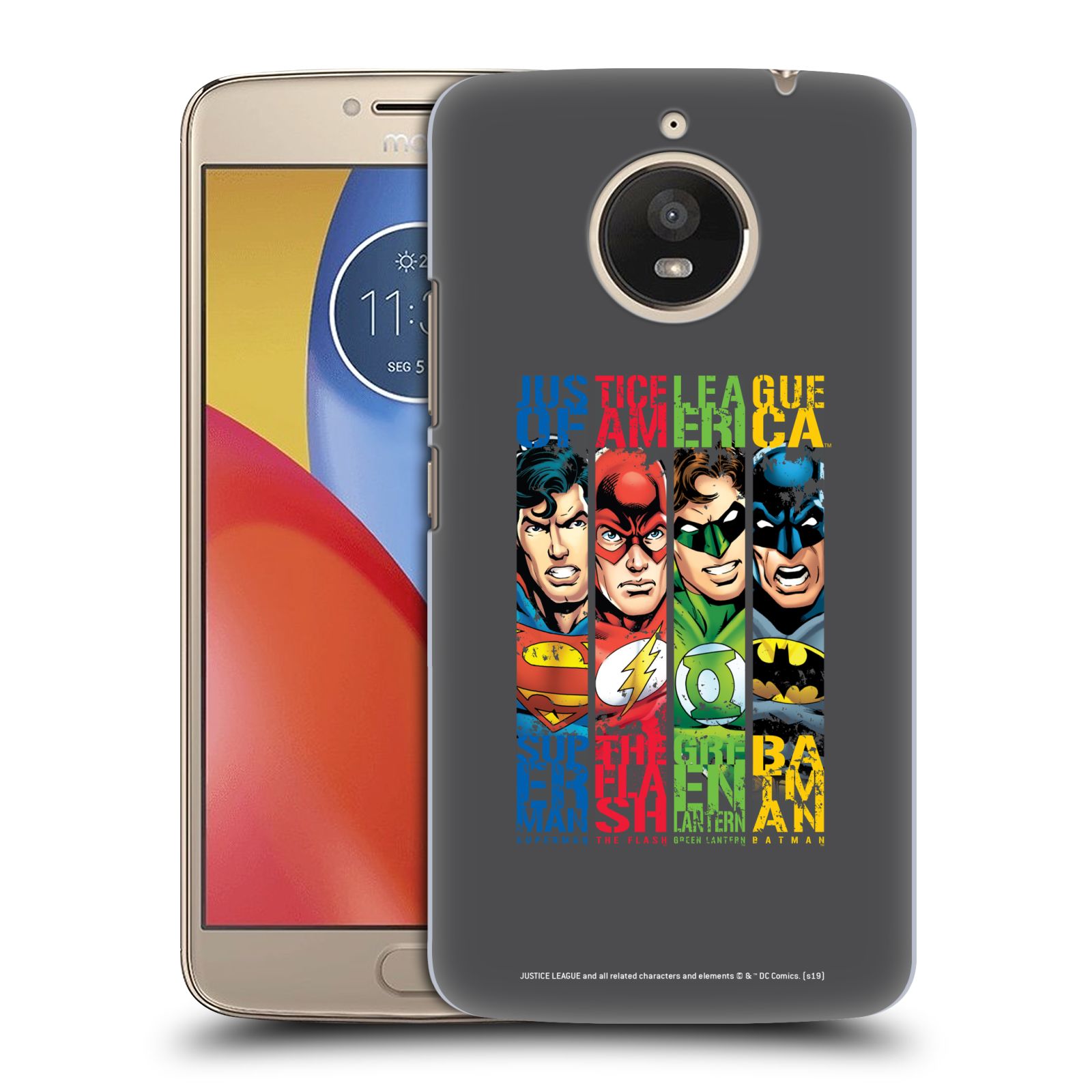 Pouzdro na mobil Lenovo Moto E4 PLUS - HEAD CASE - DC komix Liga Spravedlivých hrdinové