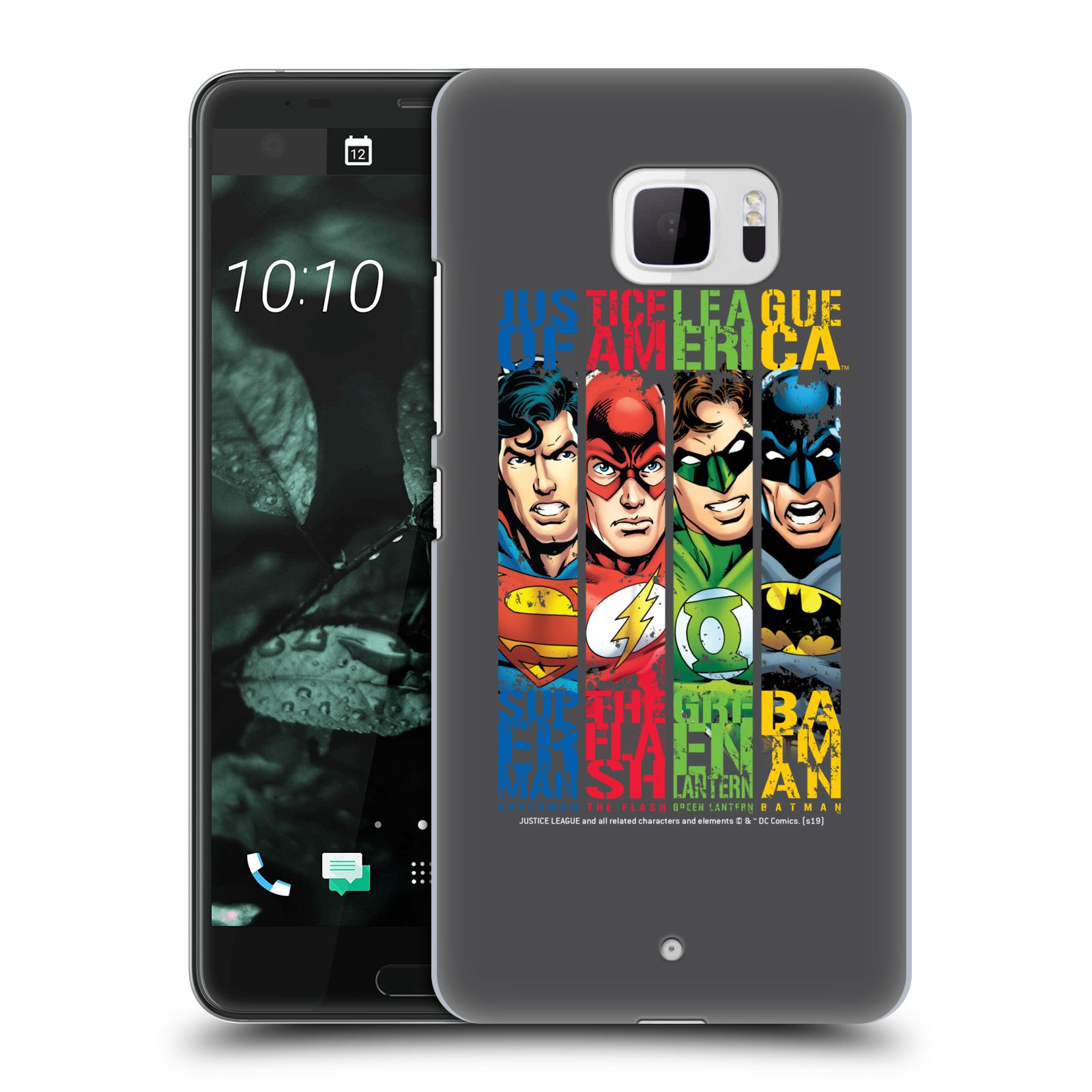 Pouzdro na mobil HTC U Ultra - HEAD CASE - DC komix Liga Spravedlivých hrdinové