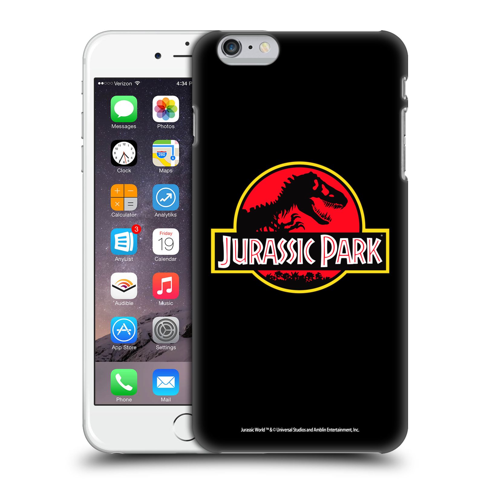 Zadní obal pro mobil Apple Iphone 6 PLUS / 6S PLUS - HEAD CASE - Jurský Park - Logo