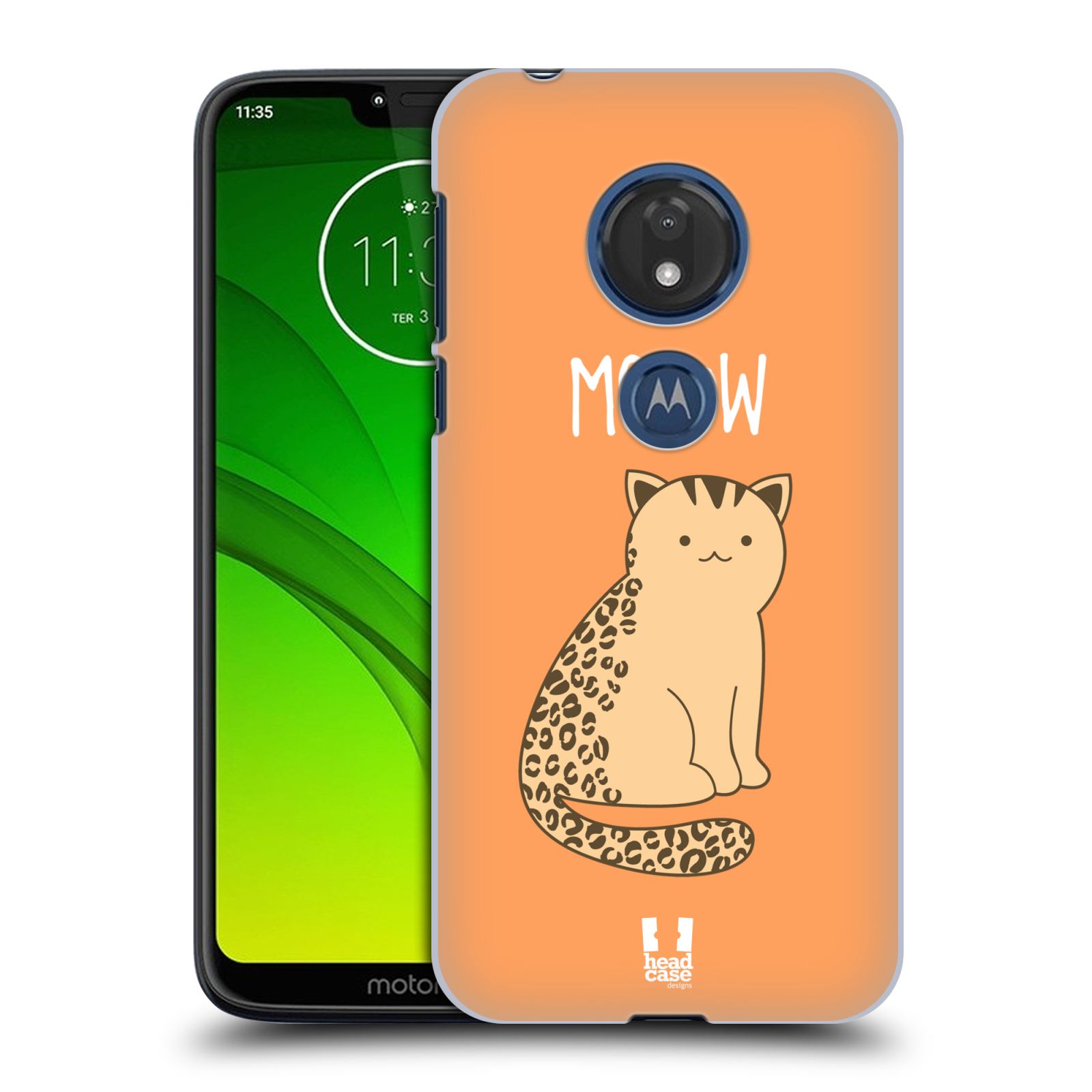 Pouzdro na mobil Motorola Moto G7 Play vzor Rozotmilé malé kreslené kočičky BENGÁLSKÁ