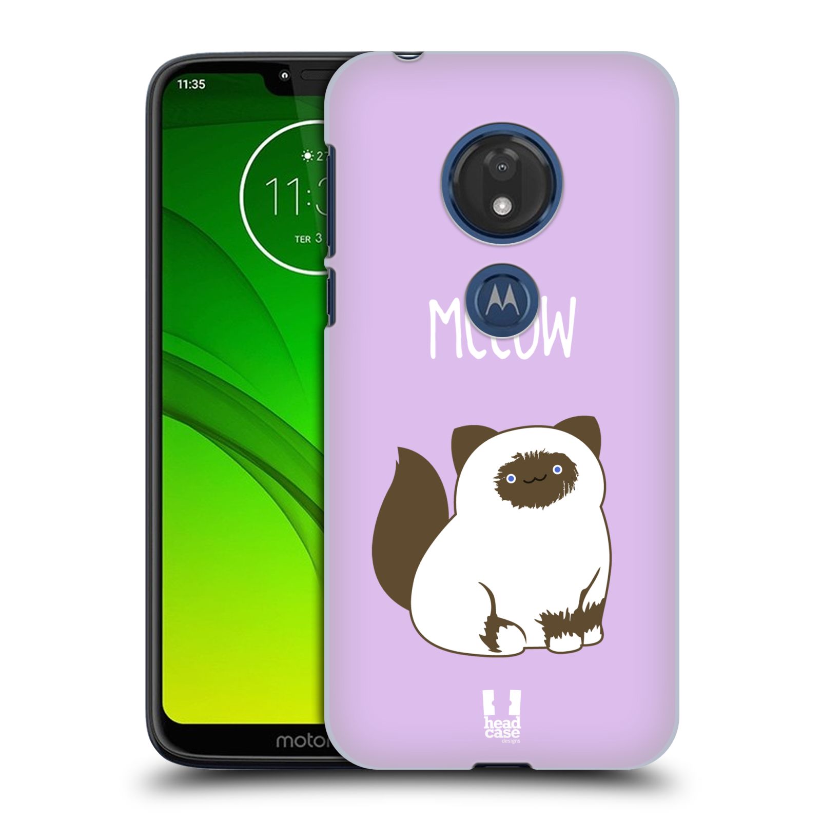 Pouzdro na mobil Motorola Moto G7 Play vzor Rozotmilé malé kreslené kočičky BIRMA