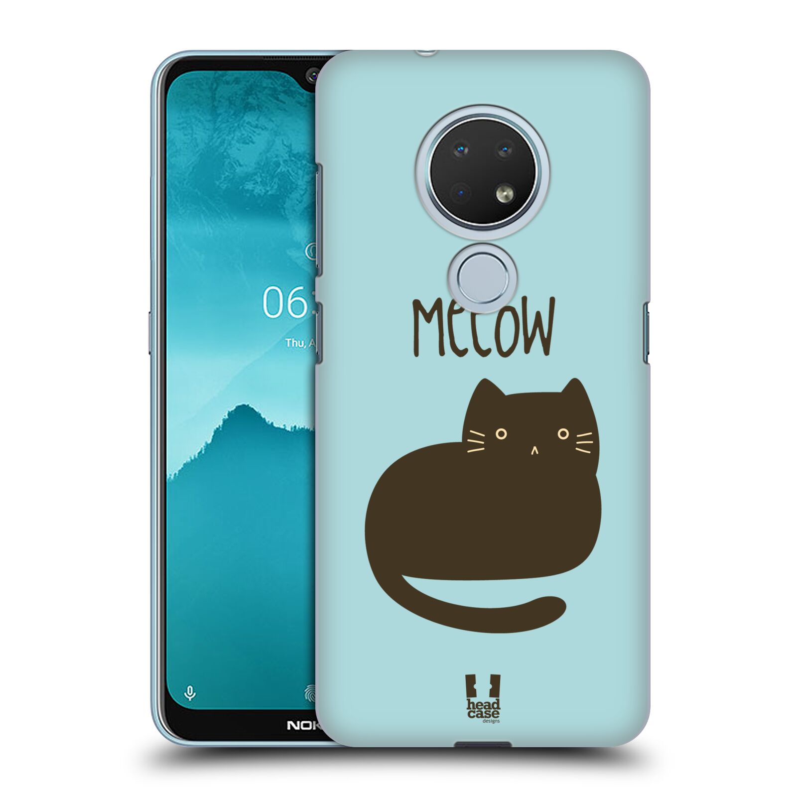 Pouzdro na mobil Nokia 6.2 - HEAD CASE - vzor Rozotmilé malé kreslené kočičky BOMBAJSKÁ MODRÁ
