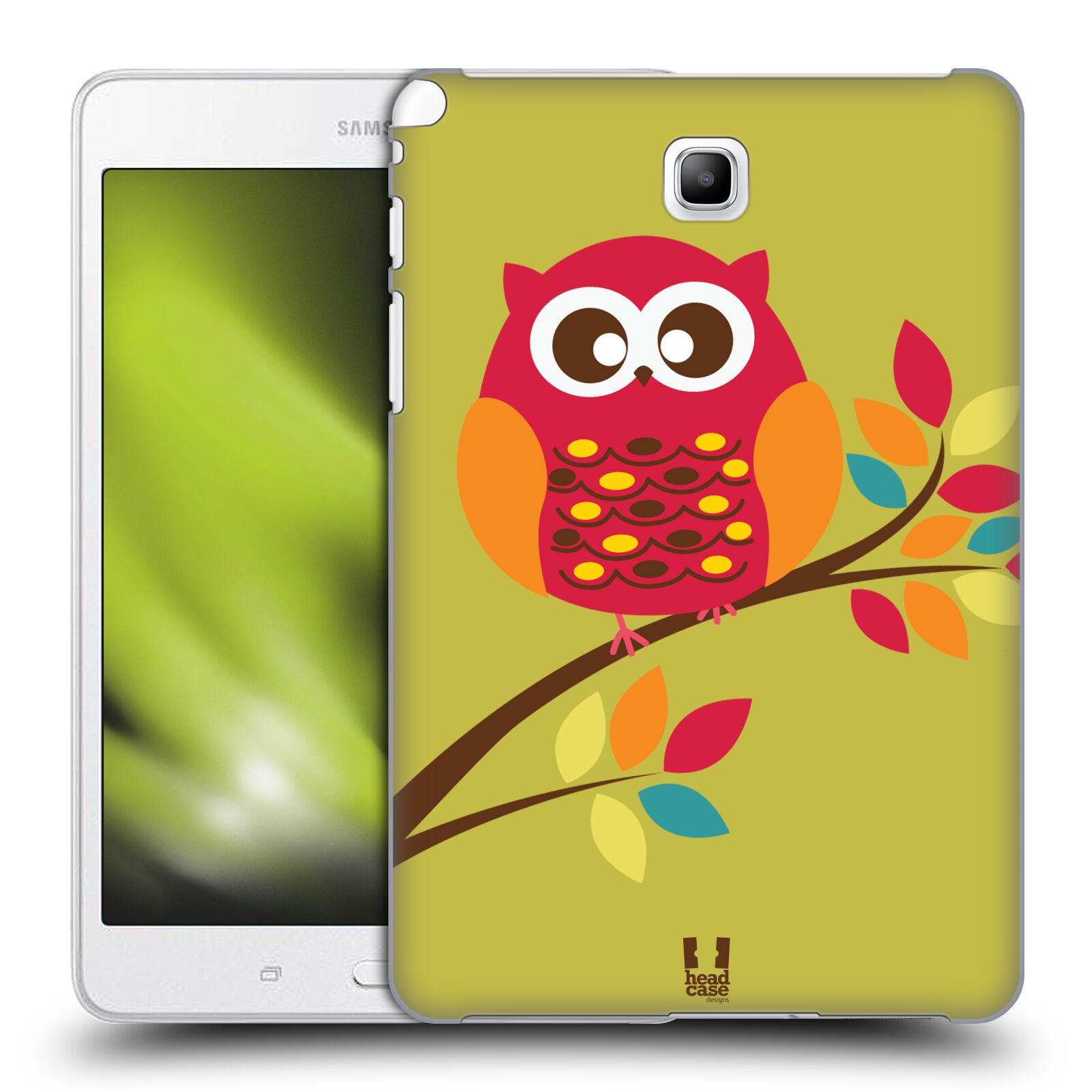 HEAD CASE DESIGNS LITTLE OWLS KAWAII HARD BACK CASE FOR SAMSUNG TABLETS
