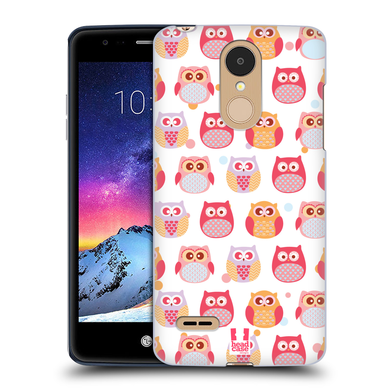 HEAD CASE plastový obal na mobil LG K9 / K8 2018 vzor Malé roztomilé sovičky malí nezbedové