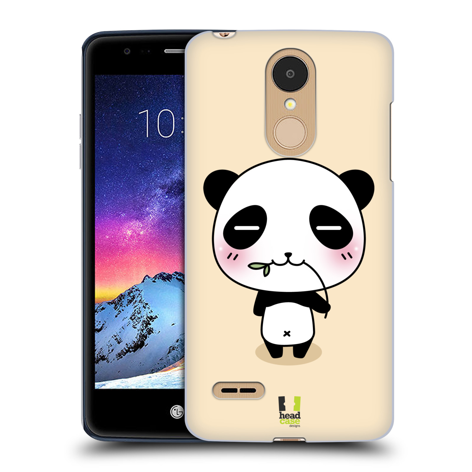 HEAD CASE plastový obal na mobil LG K9 / K8 2018 vzor Roztomilá panda krémová