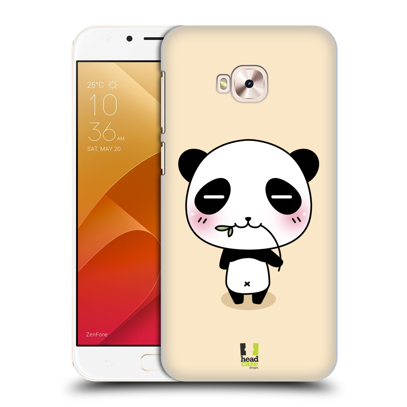 HEAD CASE plastový obal na mobil Asus Zenfone 4 Selfie Pro ZD552KL vzor Roztomilá panda krémová