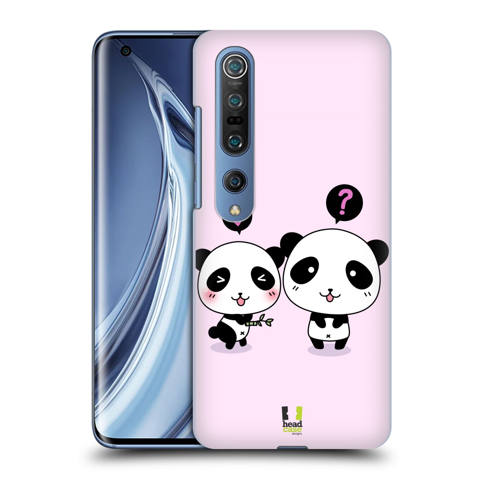 HEAD CASE plastový obal na mobil Xiaomi Mi 10 vzor Roztomilá panda růžová