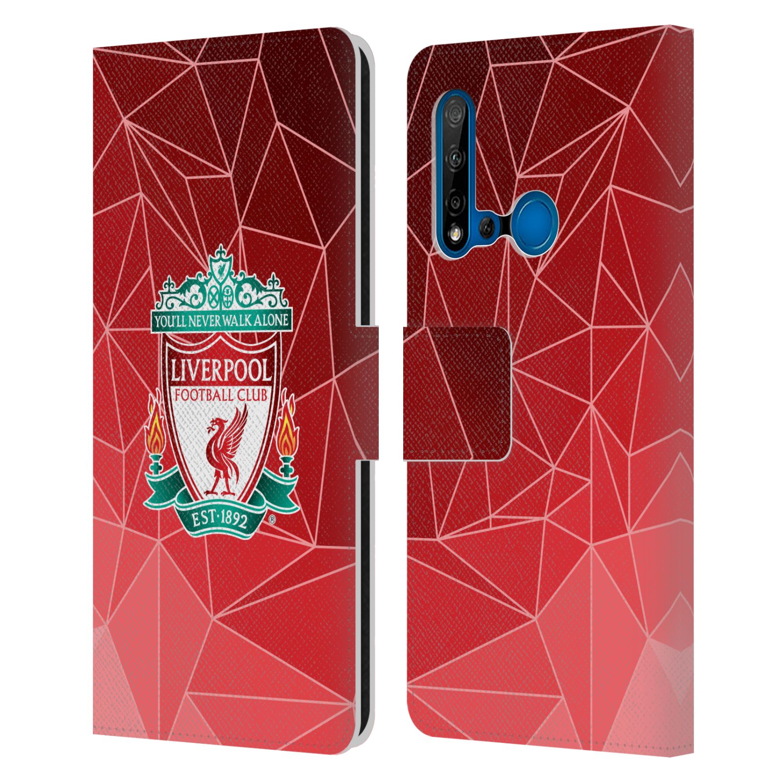 Pouzdro na mobil Huawei P20 LITE 2019 - Head Case - fotbalový klub liverpool geometrické tvary
