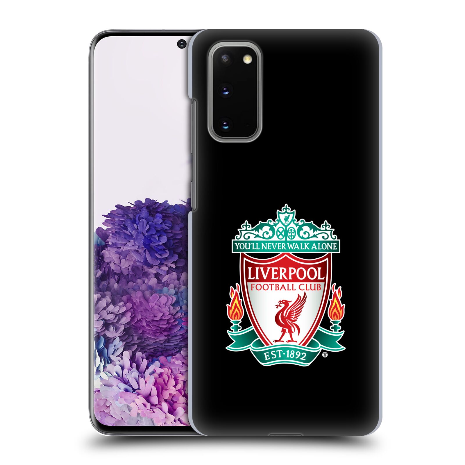 Pouzdro na mobil Samsung Galaxy S20 - HEAD CASE - Fotbalový klub Liverpool barevný znak černé pozadí