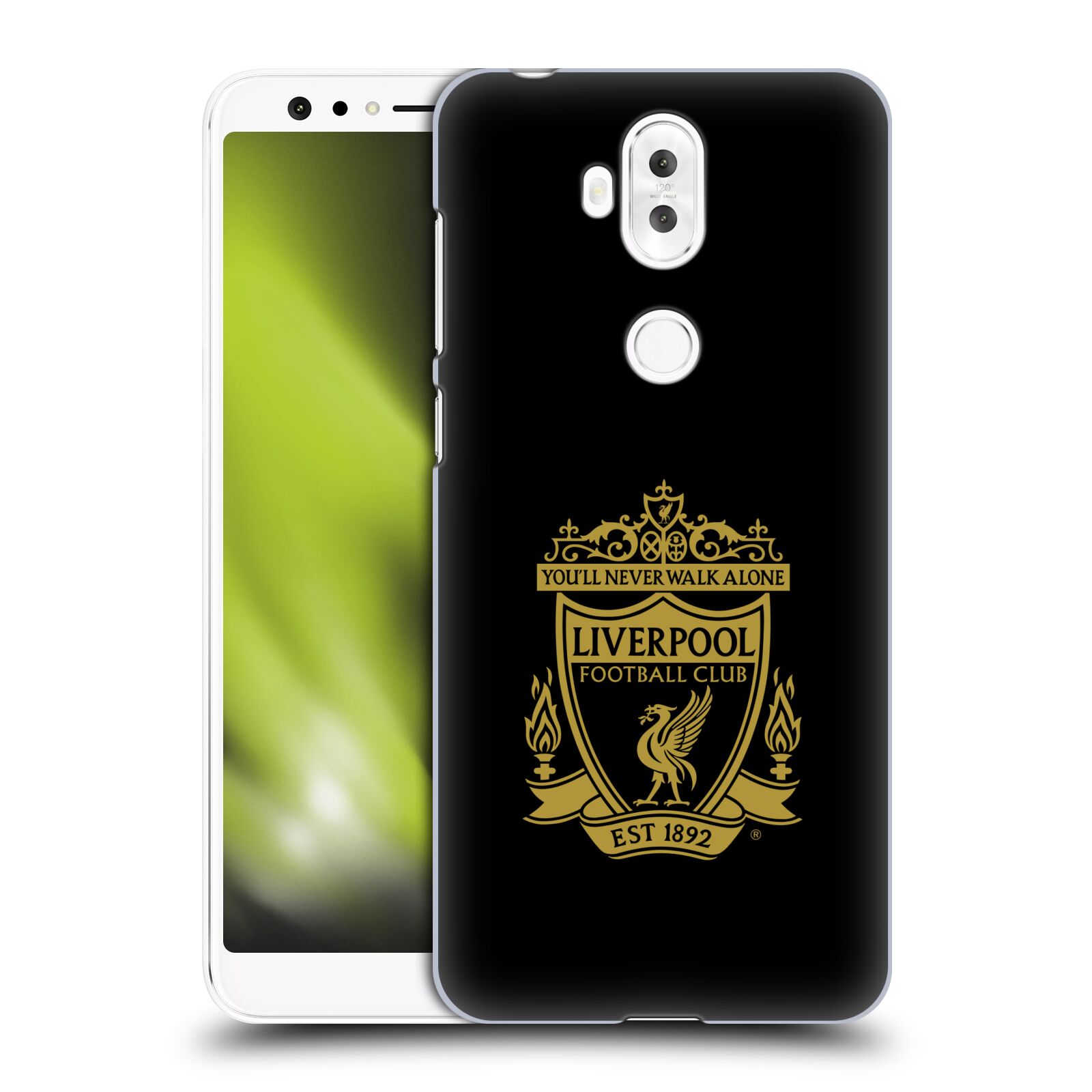 HEAD CASE plastový obal na mobil Asus Zenfone 5 LITE ZC600KL Fotbalový klub Liverpool barevný znak červené pozadí