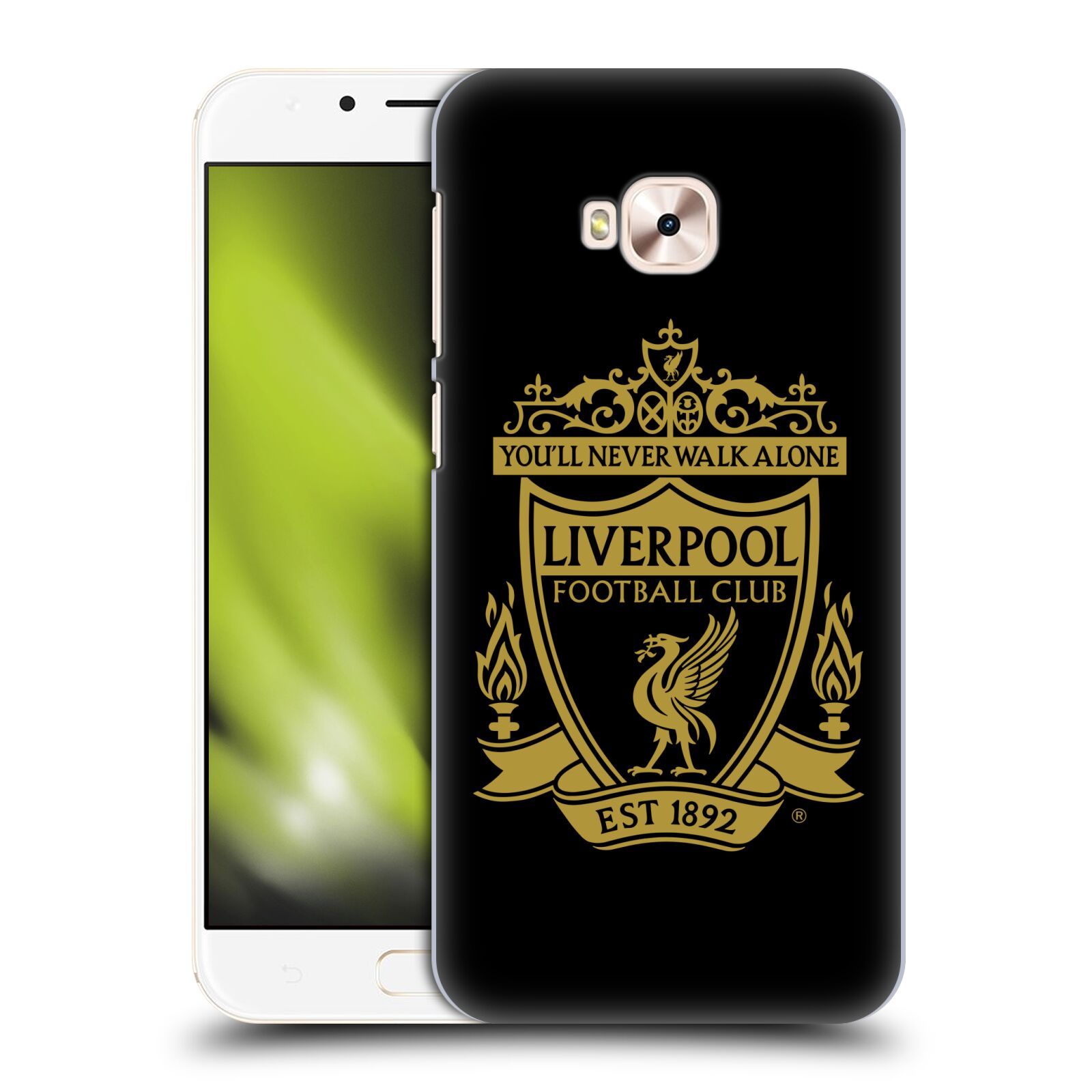 HEAD CASE plastový obal na mobil Asus Zenfone 4 Selfie Pro ZD552KL Fotbalový klub Liverpool barevný znak červené pozadí