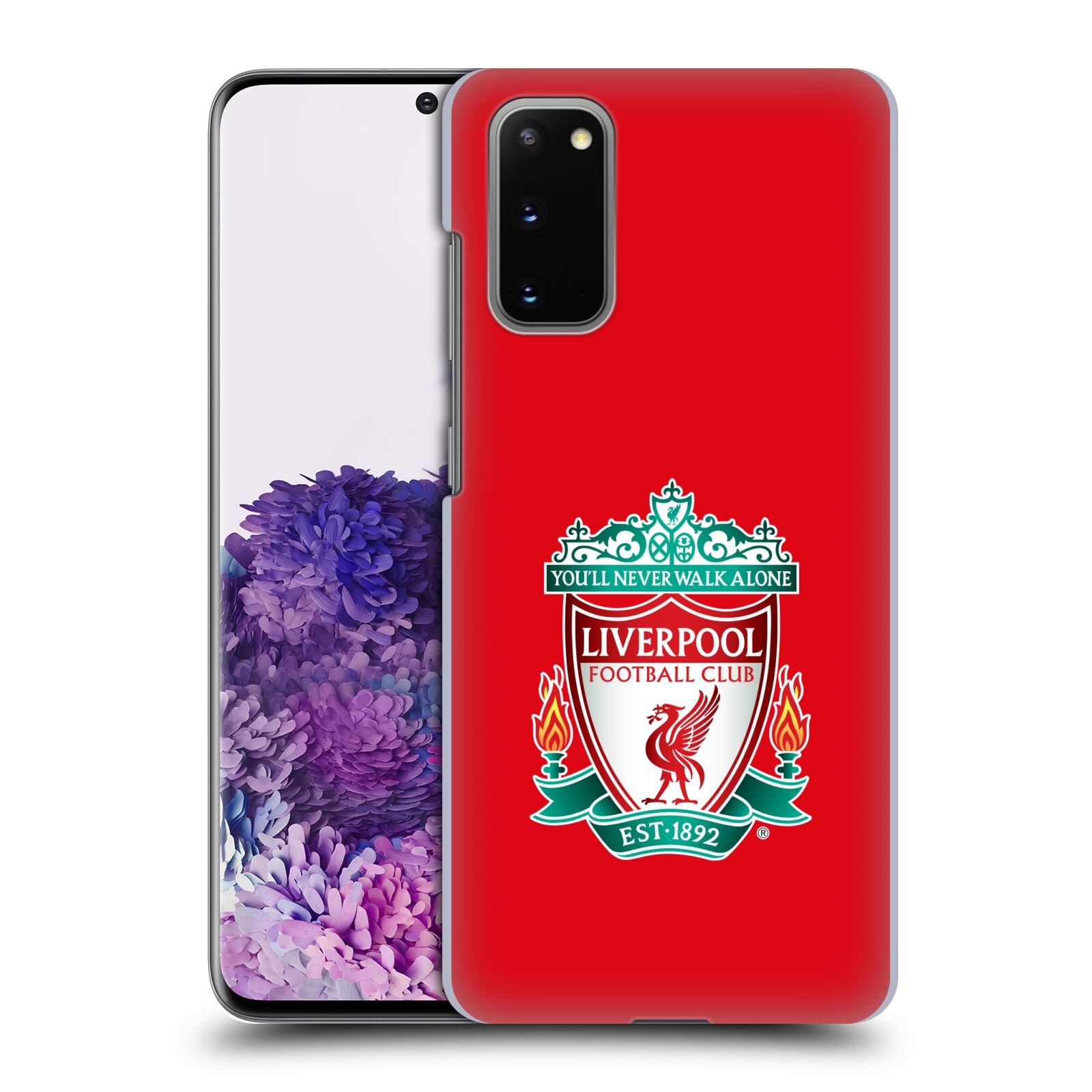 Pouzdro na mobil Samsung Galaxy S20 - HEAD CASE - Fotbalový klub Liverpool barevný znak červené pozadí