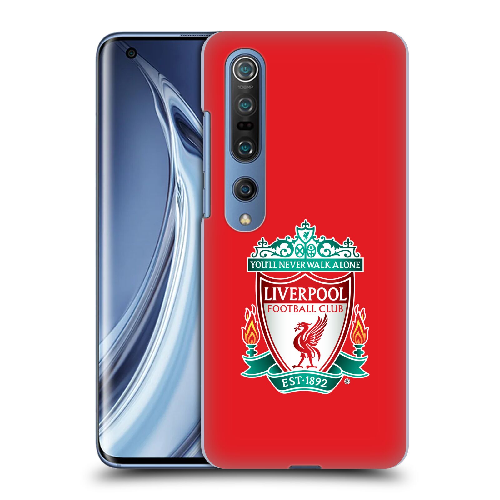 HEAD CASE plastový obal na mobil Xiaomi Mi 10 Fotbalový klub Liverpool barevný znak červené pozadí