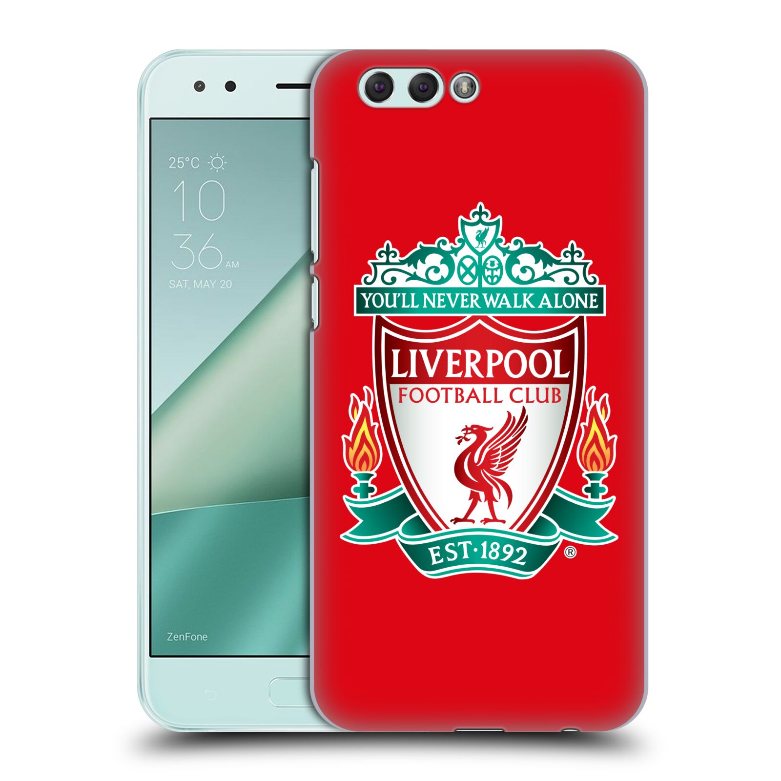 HEAD CASE plastový obal na mobil Asus Zenfone 4 ZE554KL Fotbalový klub Liverpool barevný znak červené pozadí