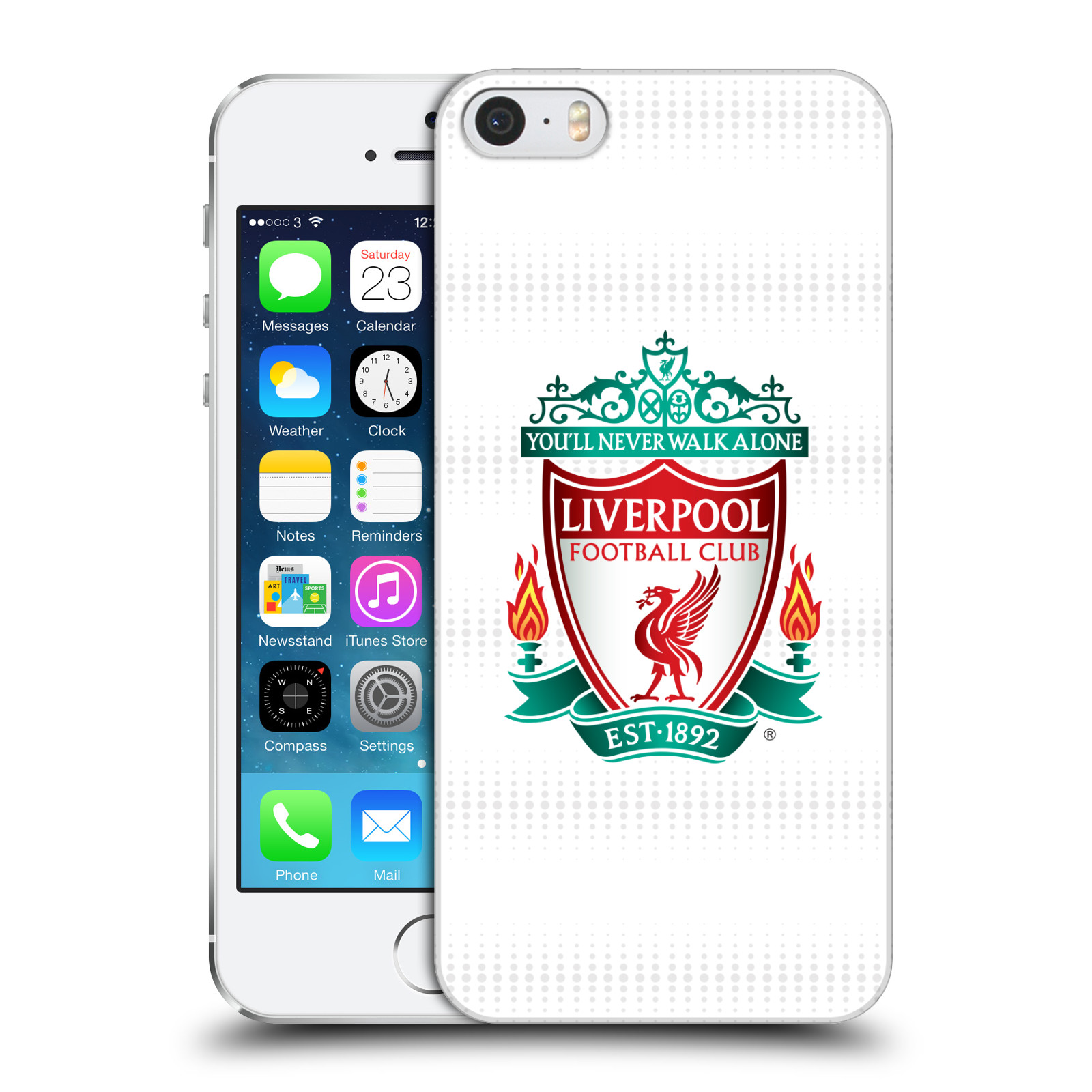 Zadní obal pro mobil Apple Iphone 5/5S/SE 2015 - HEAD CASE - Liverpool - Velké logo hosté
