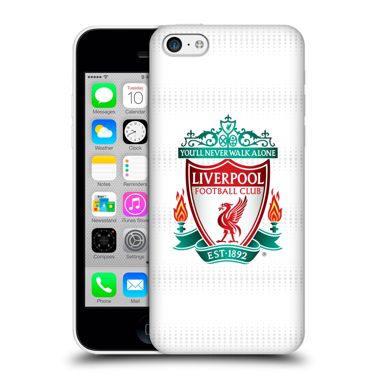 Zadní obal pro mobil Apple Iphone 5C - HEAD CASE - Liverpool - Velké logo hosté