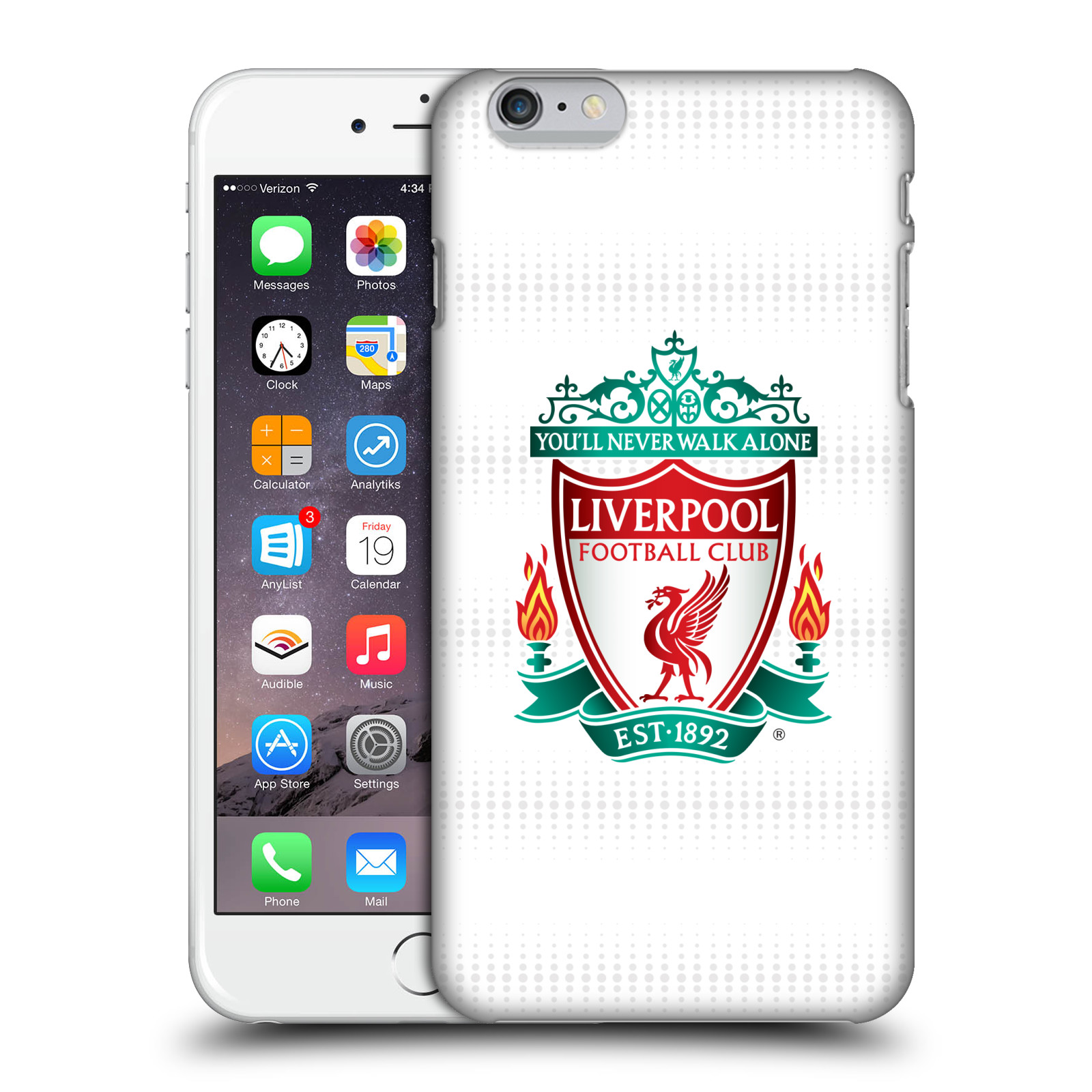 Zadní obal pro mobil Apple Iphone 6 PLUS / 6S PLUS - HEAD CASE - Liverpool - Velké logo hosté