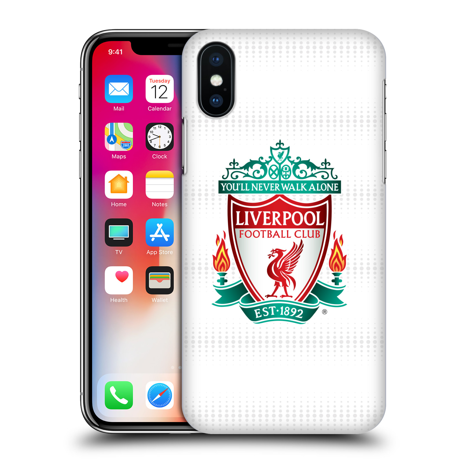 Zadní obal pro mobil Apple Iphone X / XS - HEAD CASE - Liverpool - Velké logo hosté