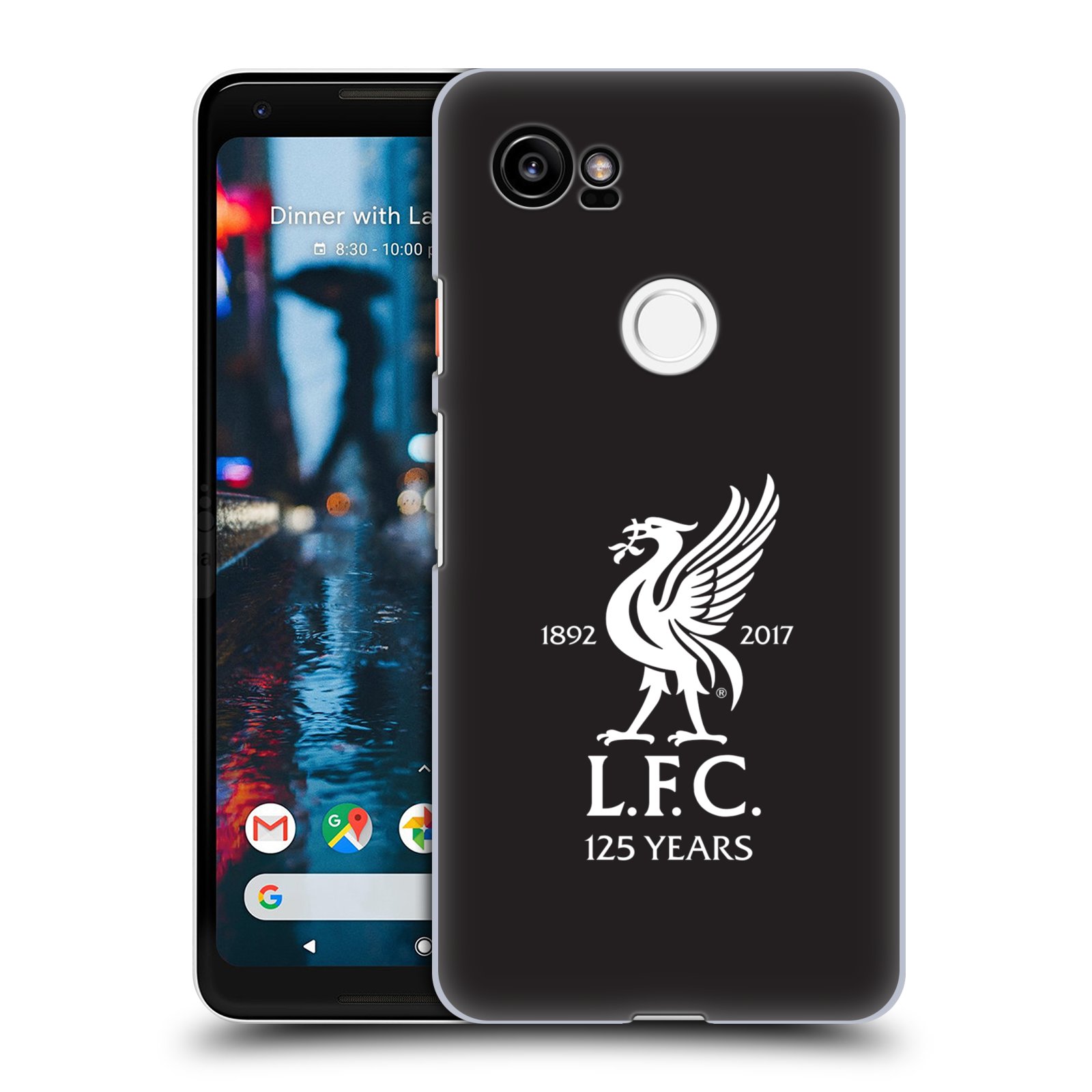 HEAD CASE plastový obal na mobil Google Pixel 2 XL Fotbalový klub Liverpool fotbalový dres hosté brankář černá