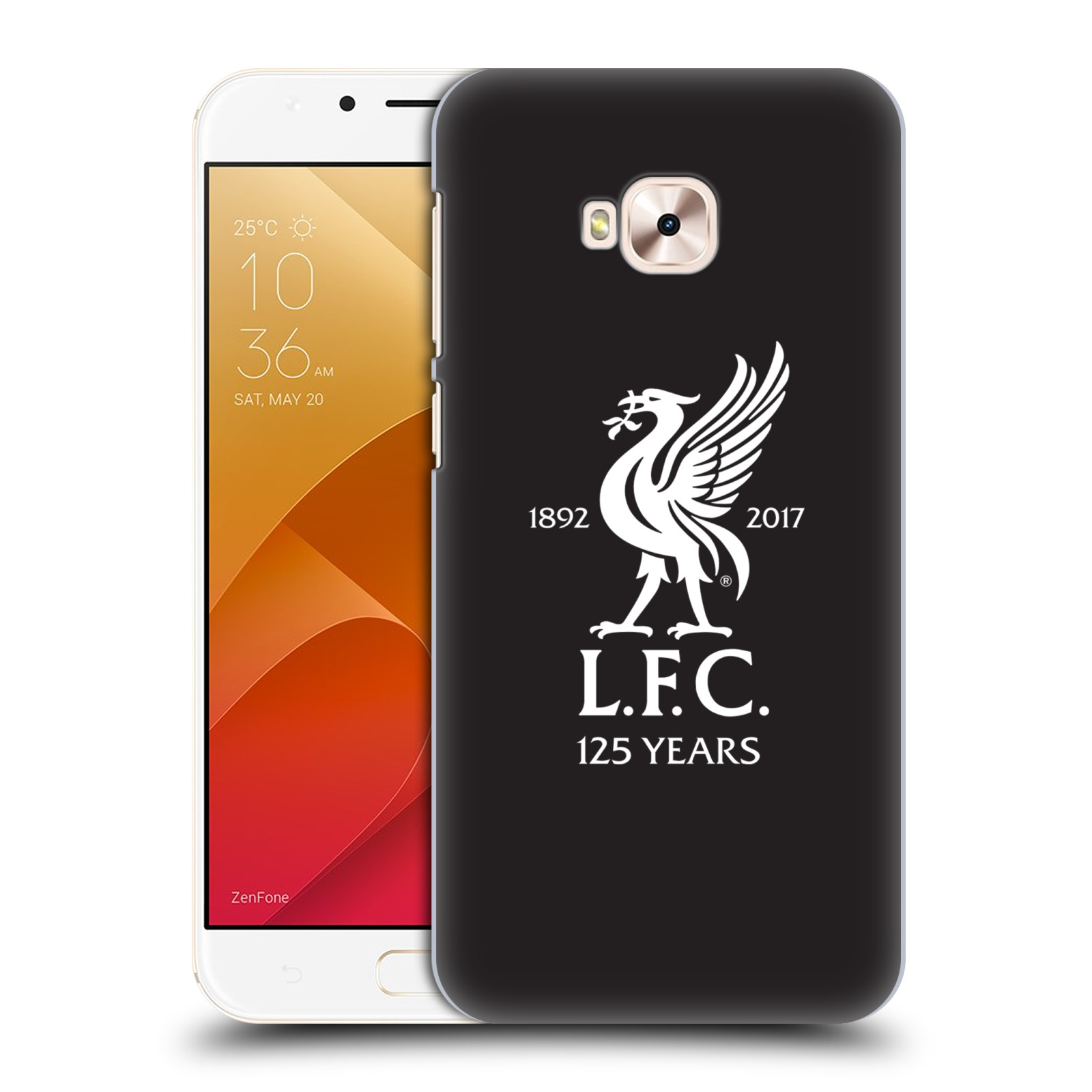 HEAD CASE plastový obal na mobil Asus Zenfone 4 Selfie Pro ZD552KL Fotbalový klub Liverpool fotbalový dres hosté brankář černá