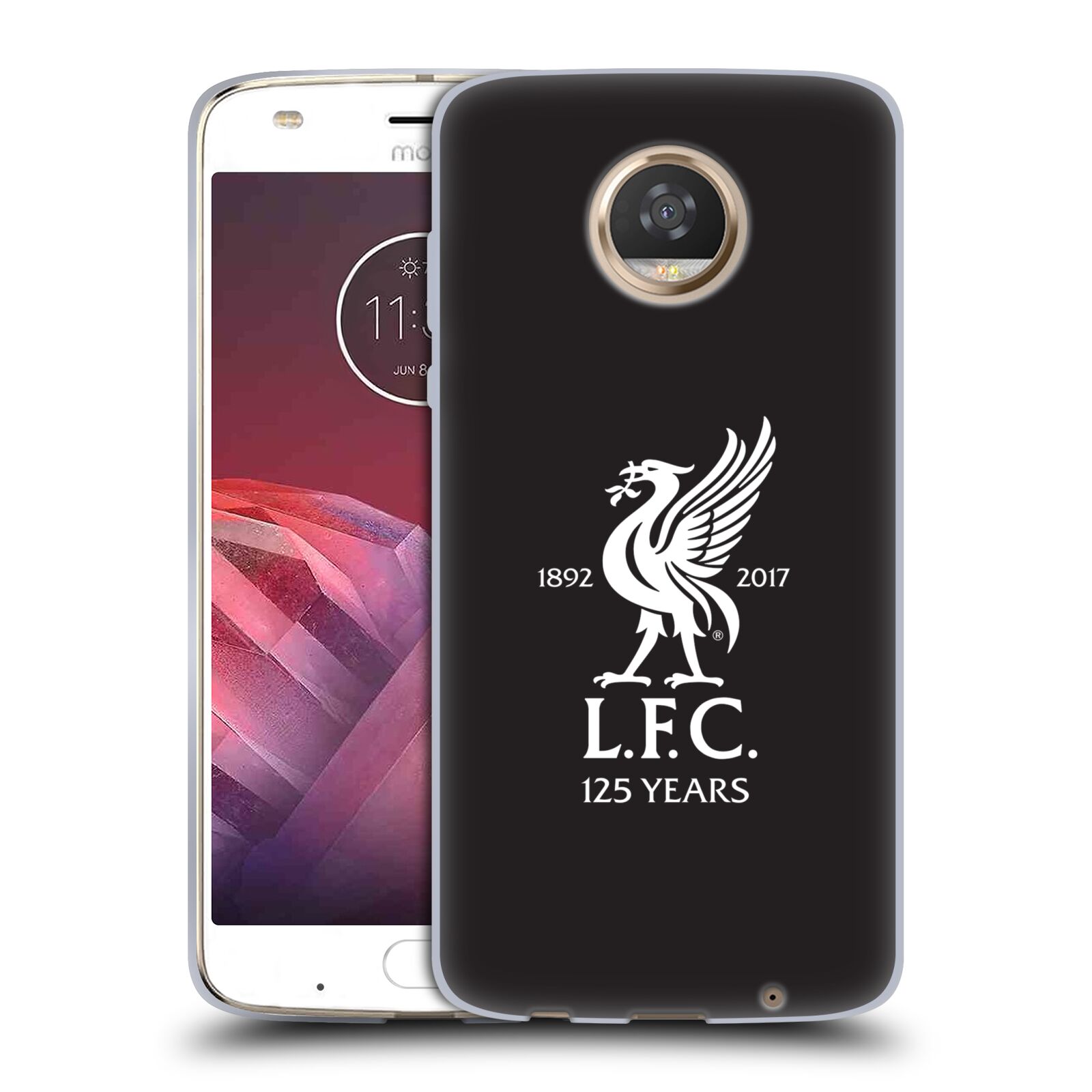 HEAD CASE silikonový obal na mobil Motorola Moto Z2 PLAY Fotbalový klub Liverpool fotbalový dres hosté brankář černá