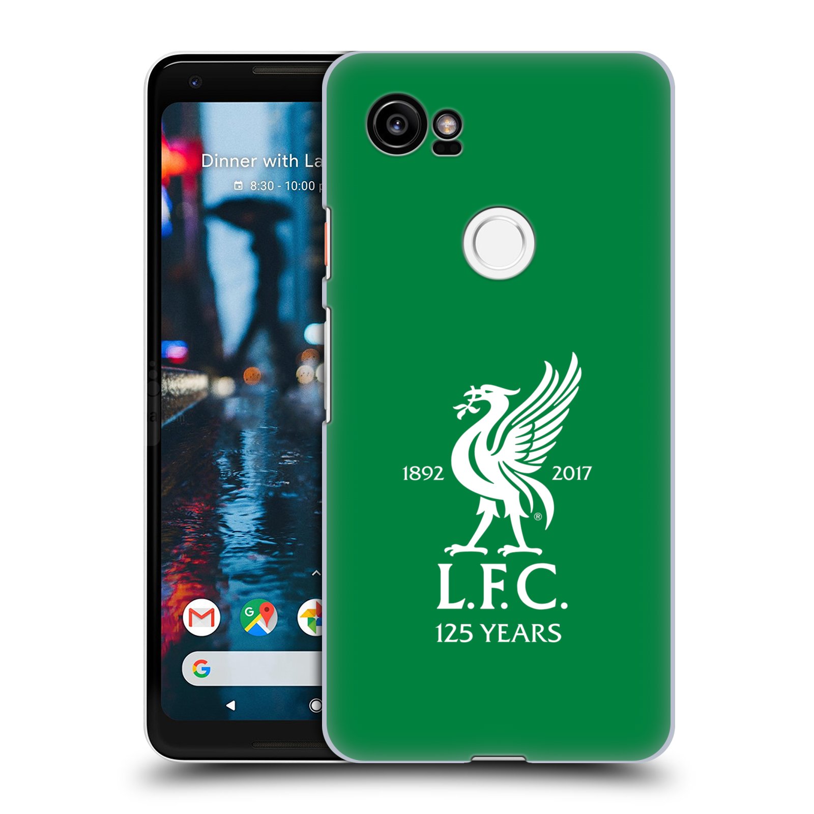 HEAD CASE plastový obal na mobil Google Pixel 2 XL Fotbalový klub Liverpool fotbalový dres domácí brankář zelená