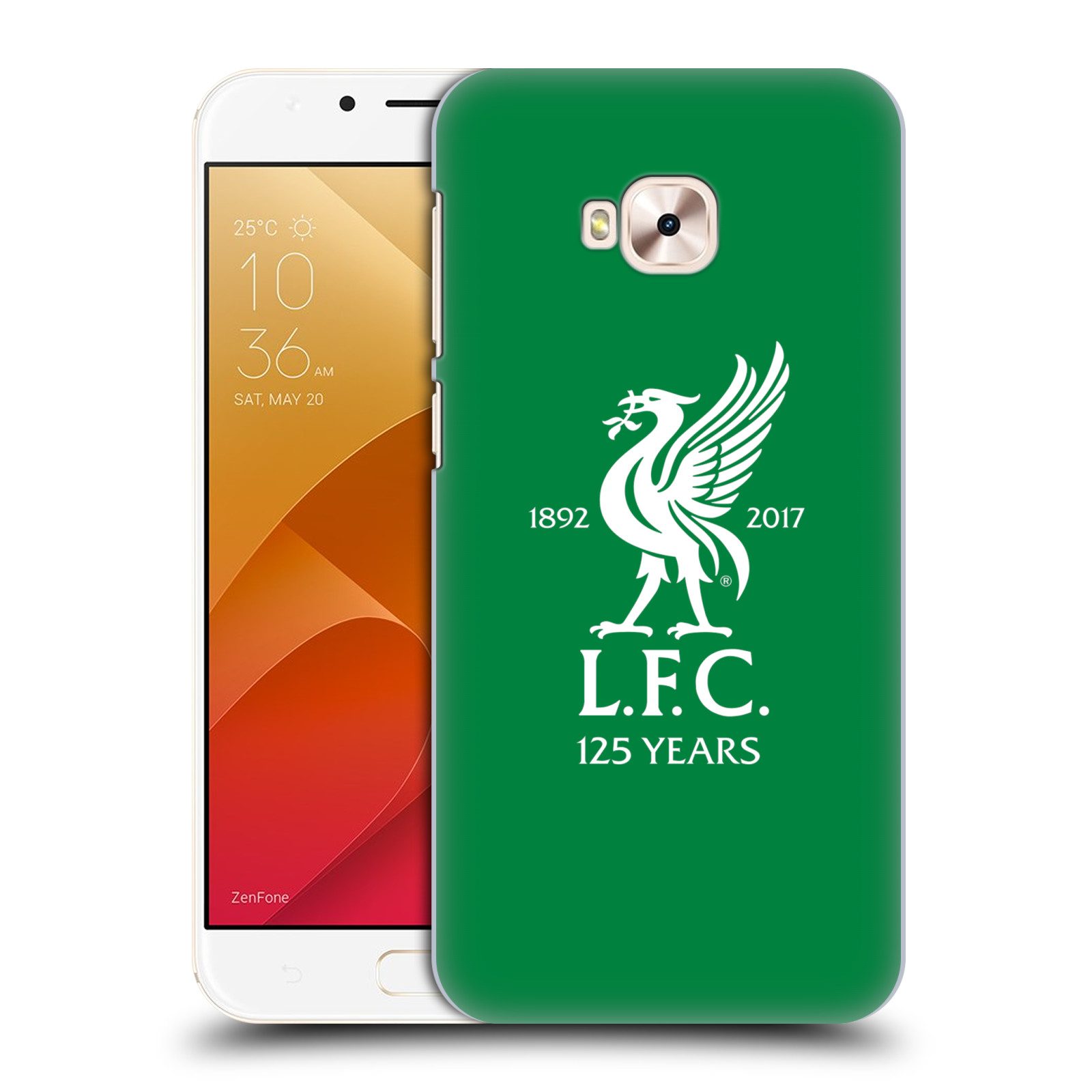 HEAD CASE plastový obal na mobil Asus Zenfone 4 Selfie Pro ZD552KL Fotbalový klub Liverpool fotbalový dres domácí brankář zelená