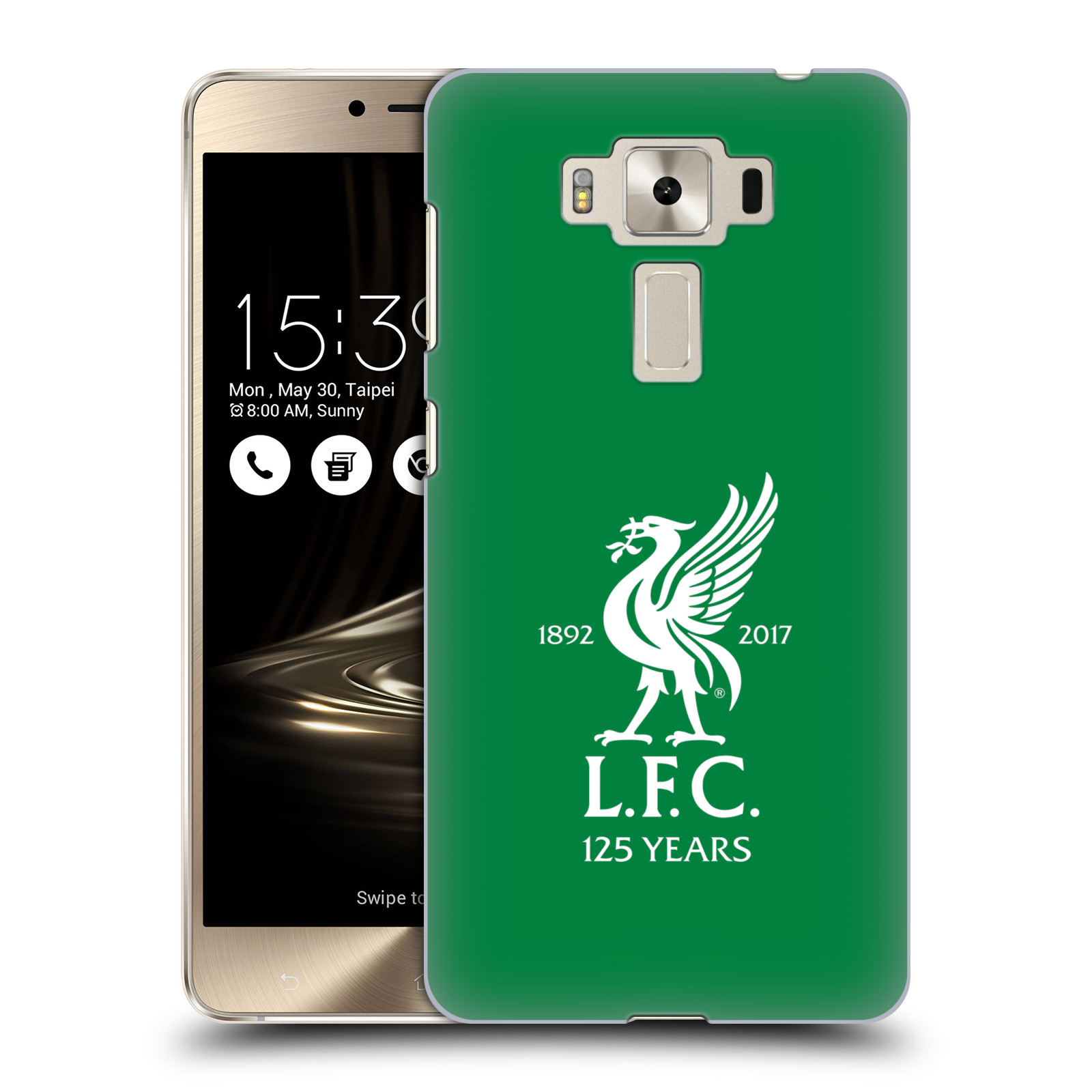 HEAD CASE plastový obal na mobil Asus Zenfone 3 DELUXE ZS550KL Fotbalový klub Liverpool fotbalový dres domácí brankář zelená